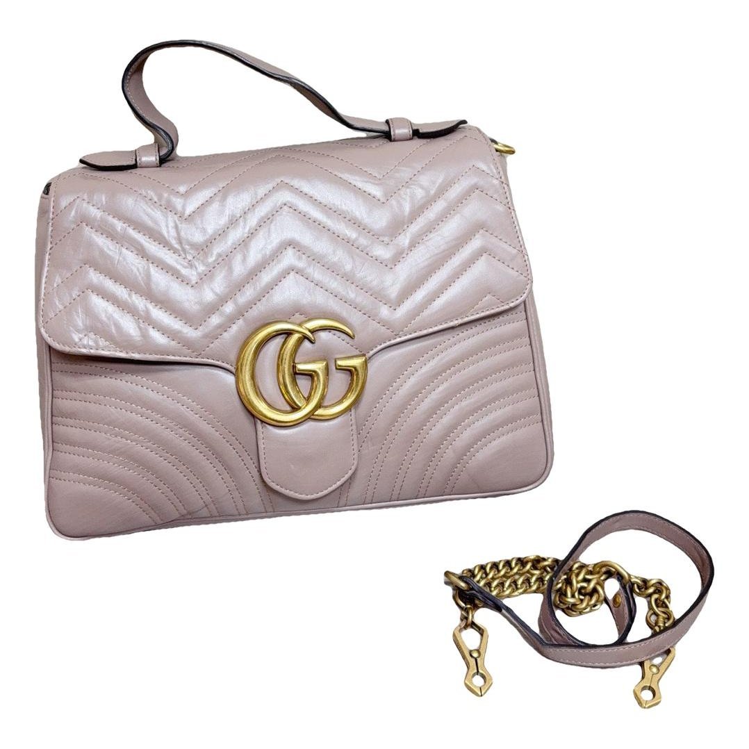 GG Marmont Flap leather handbag