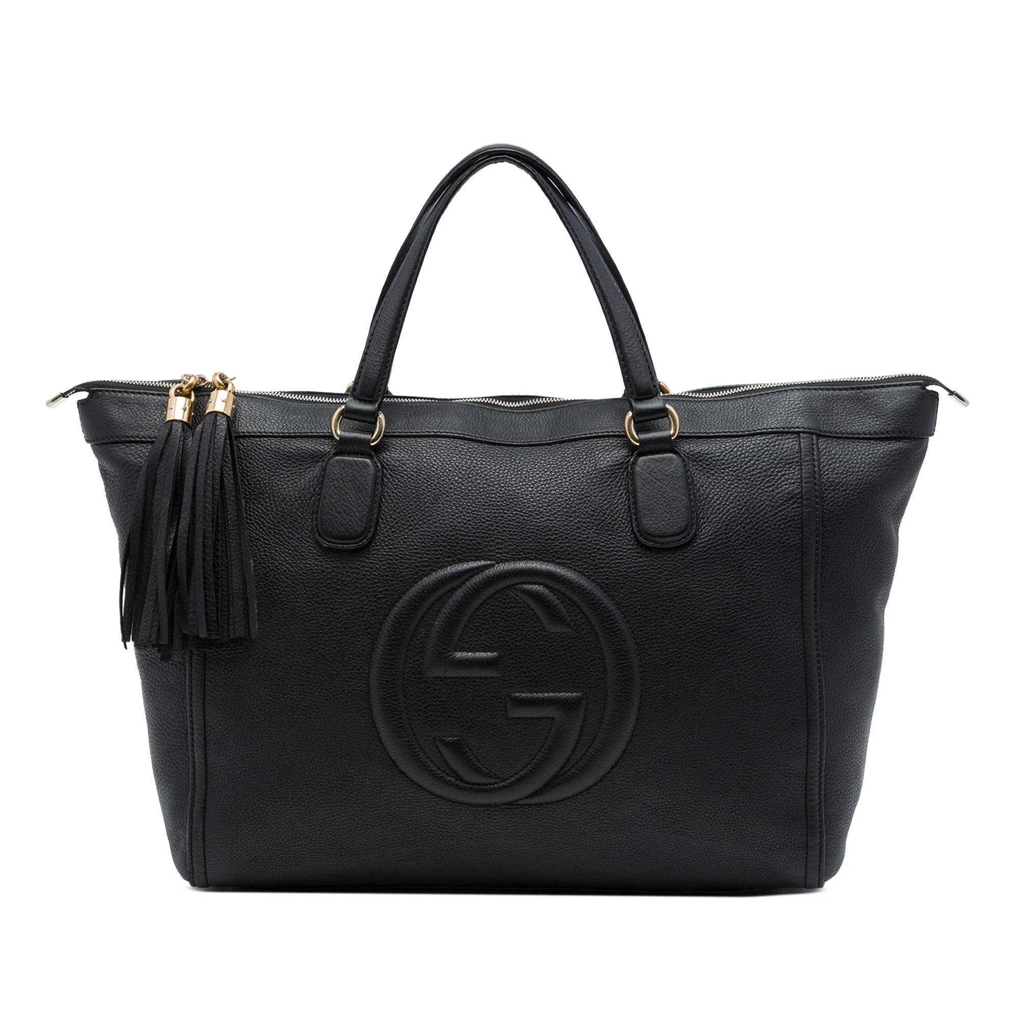 Soho pony-style calfskin handbag