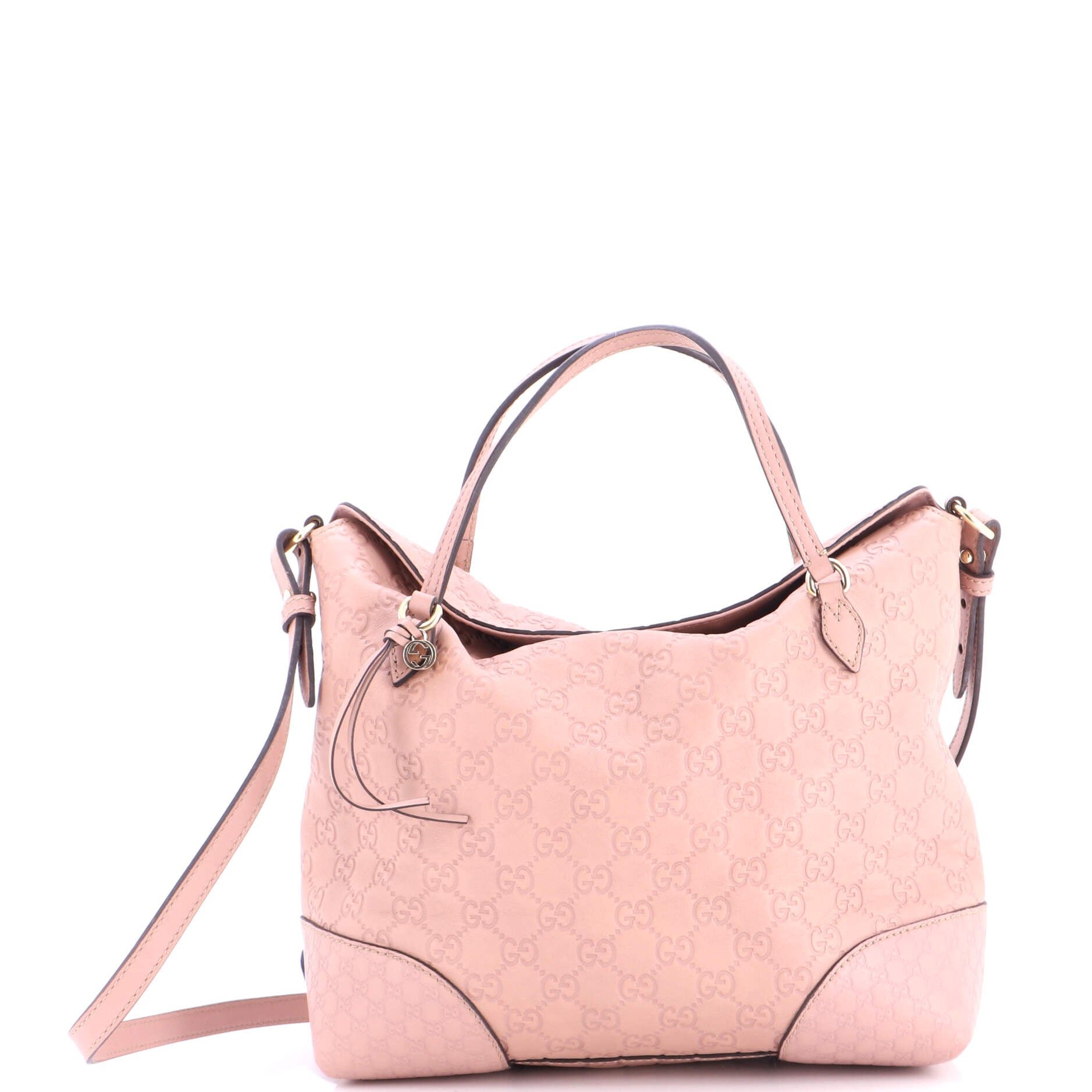 Bree Convertible Top Handle Bag Guccissima Leather Medium