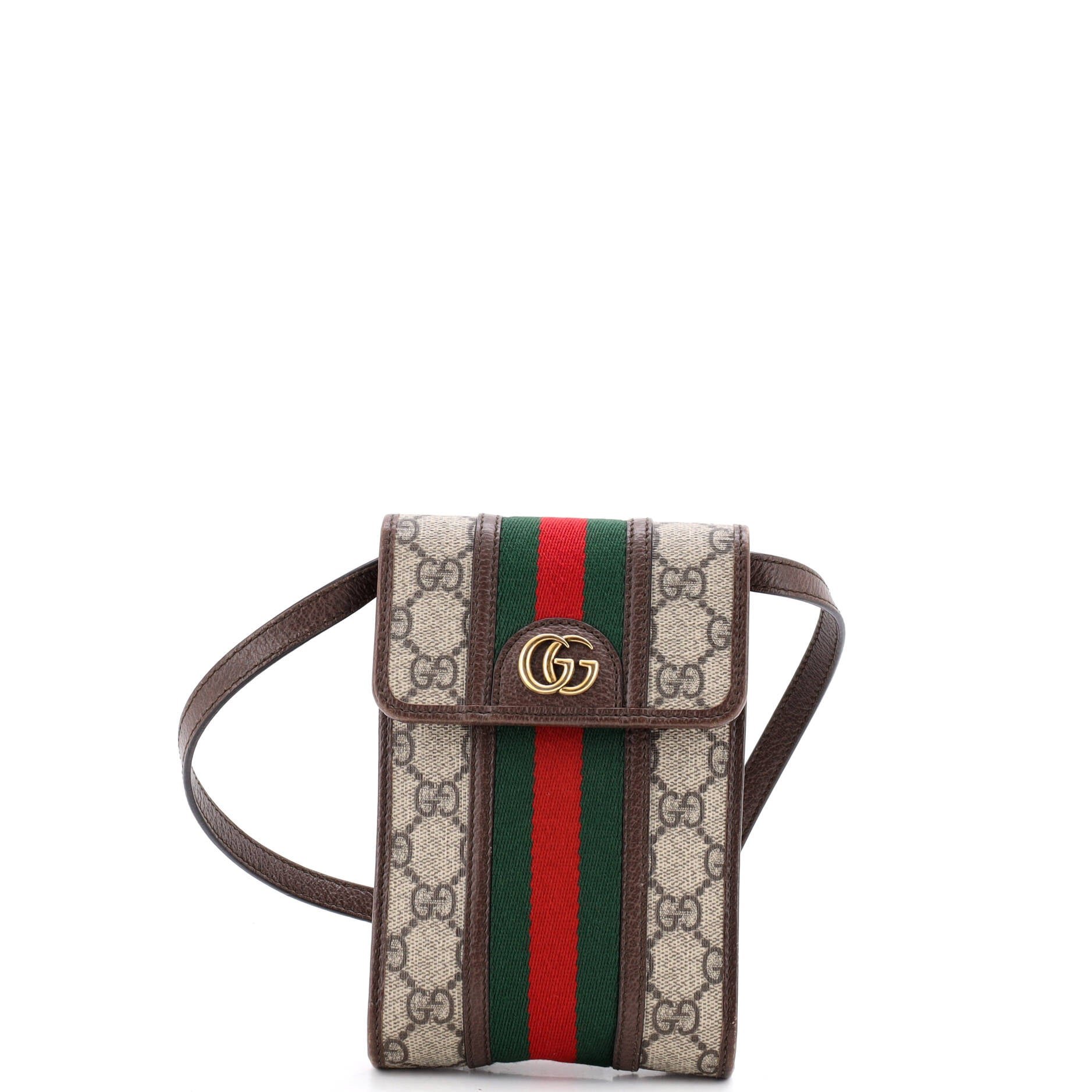 Ophidia Vertical Flap Crossbody Bag GG Coated Canvas Mini