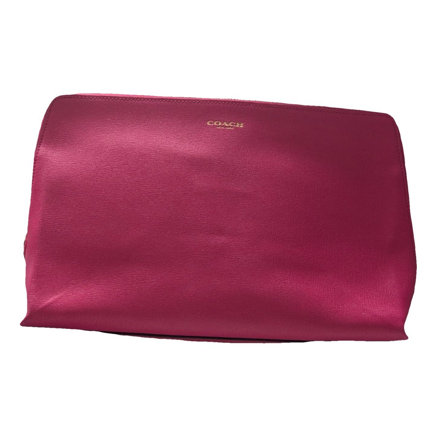 Leather clutch bag