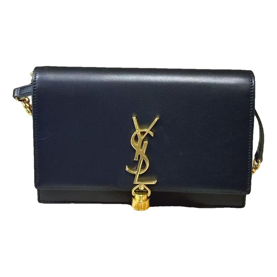 Pompom Kate leather crossbody bag