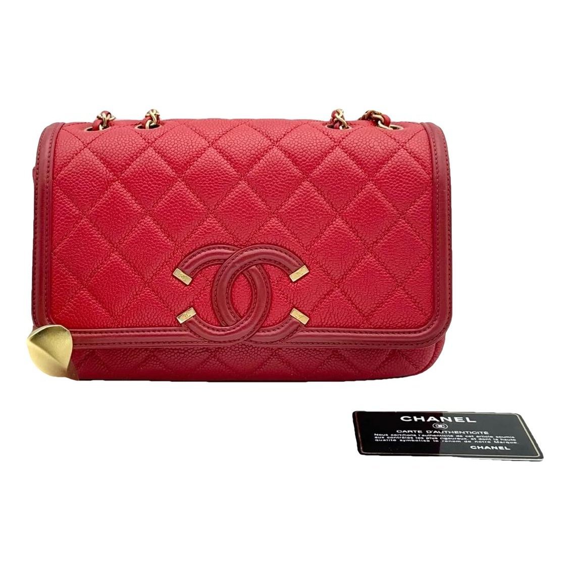 Leather handbag