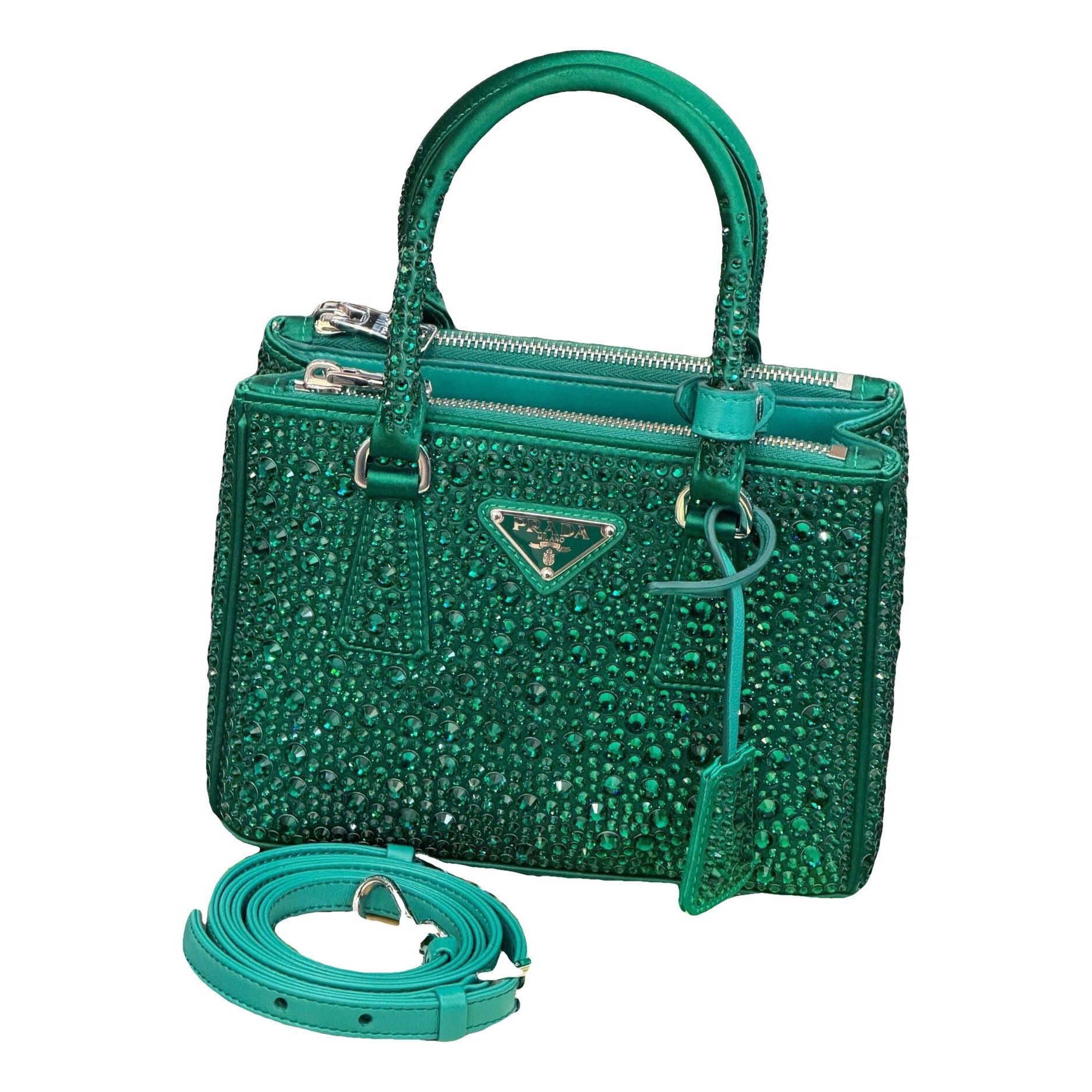 Galleria silk handbag