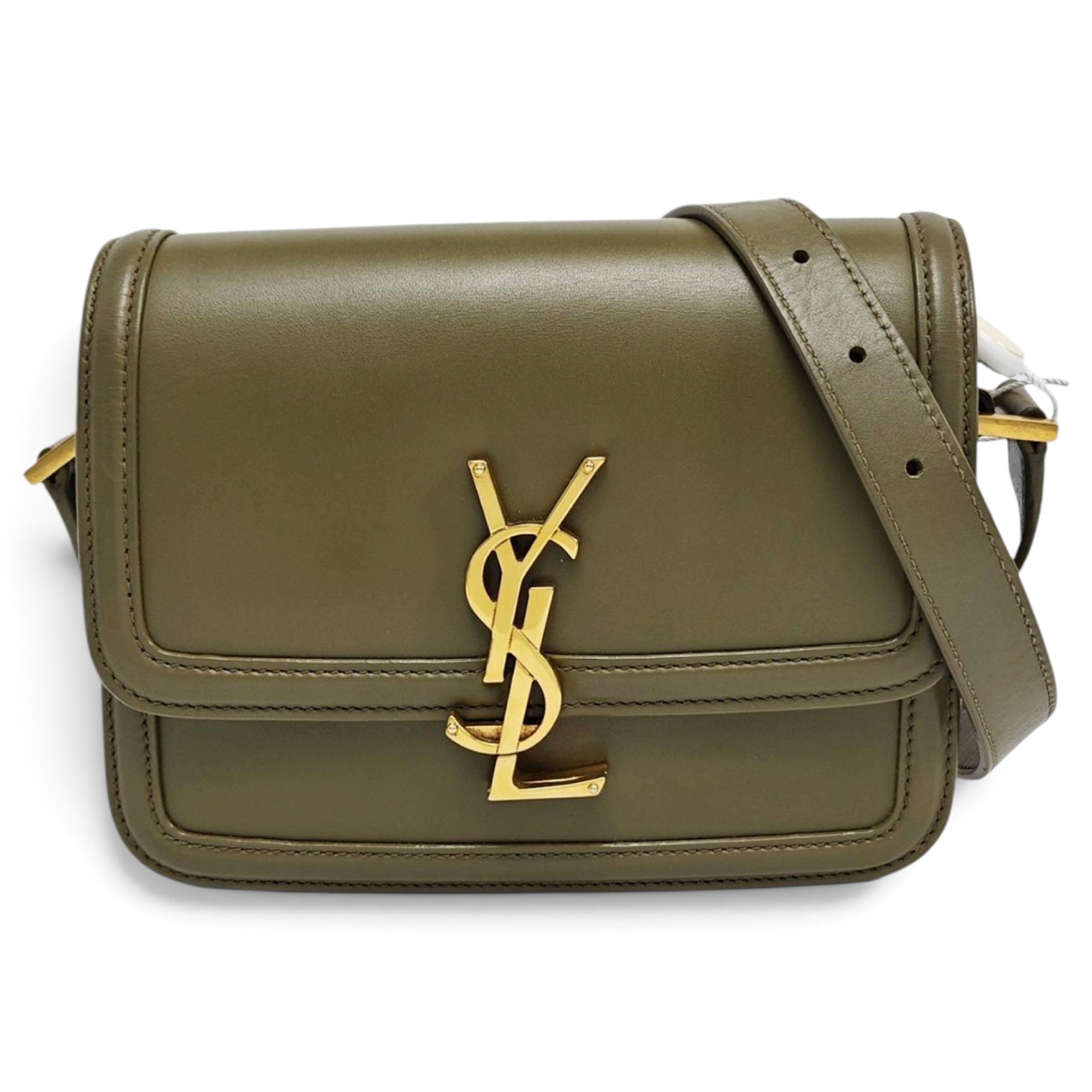 Solférino leather handbag