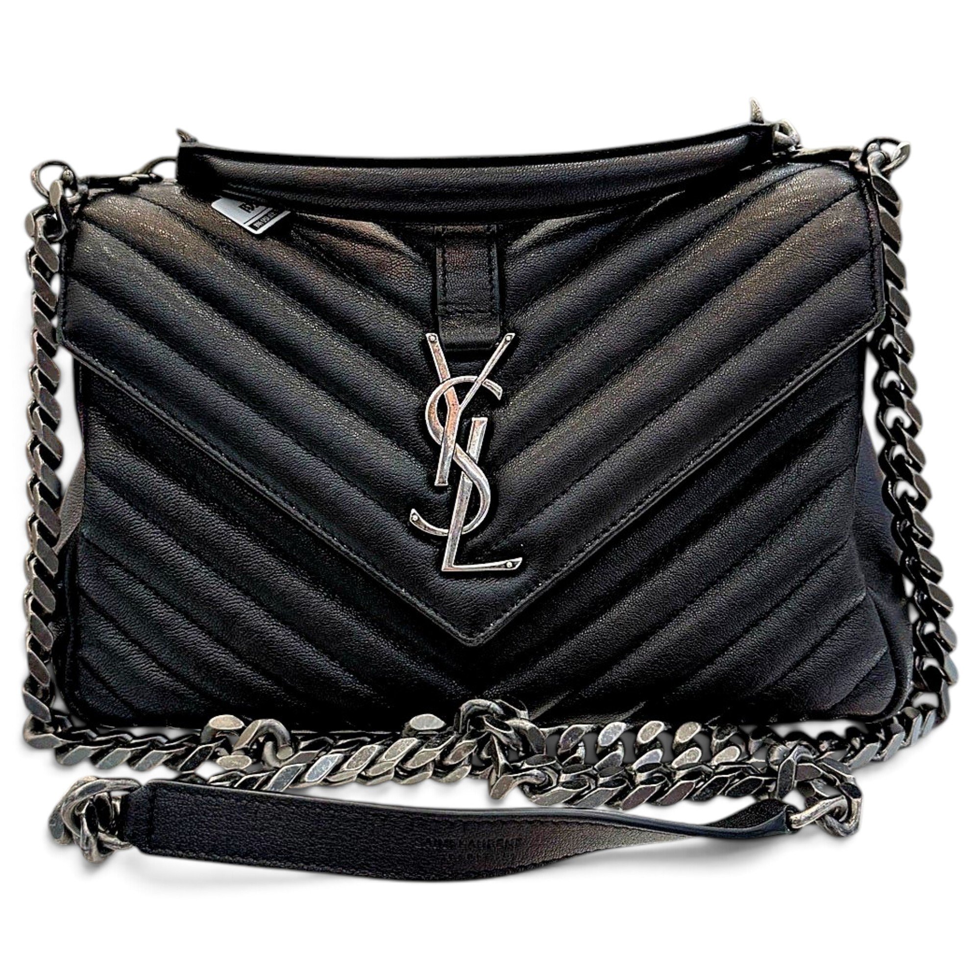 Collége monogramme leather handbag