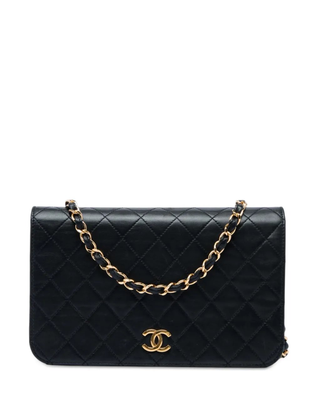 1997-1999 CC Quilted Lambskin Full Single Flap crossbody bag