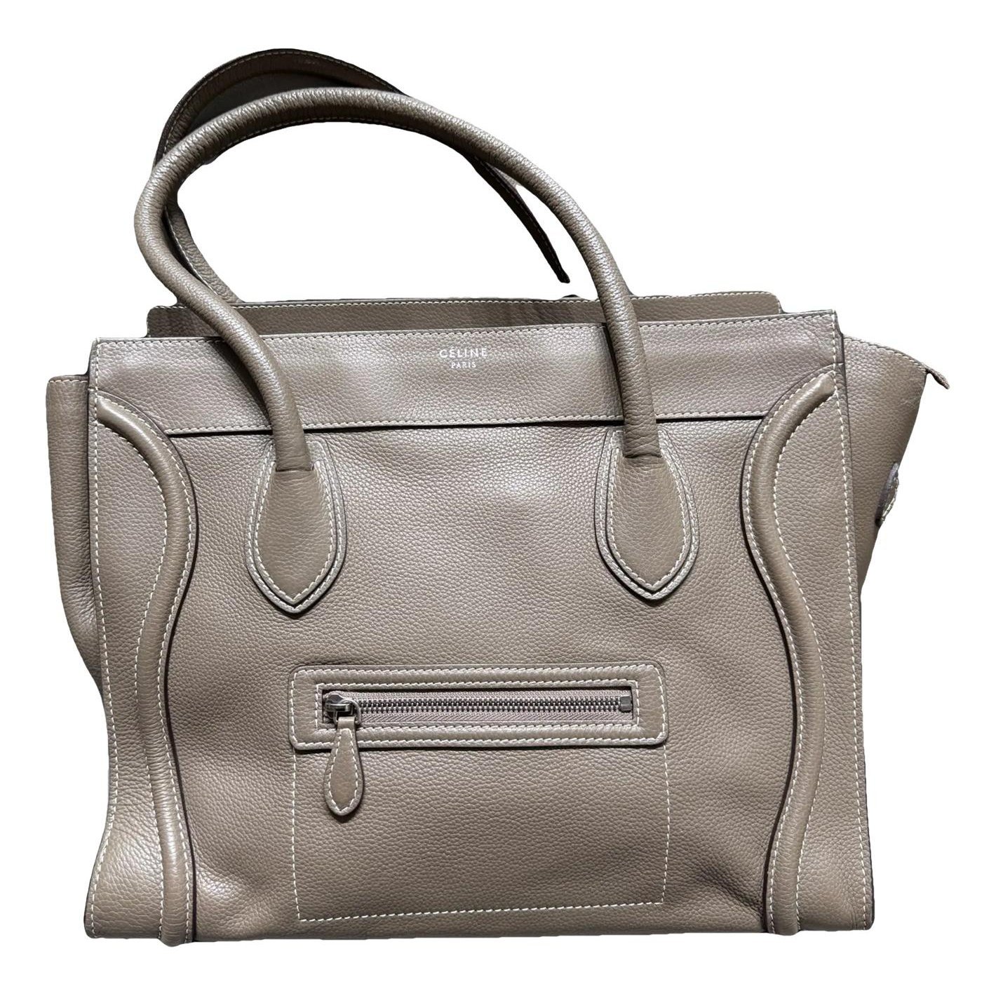 Luggage leather handbag