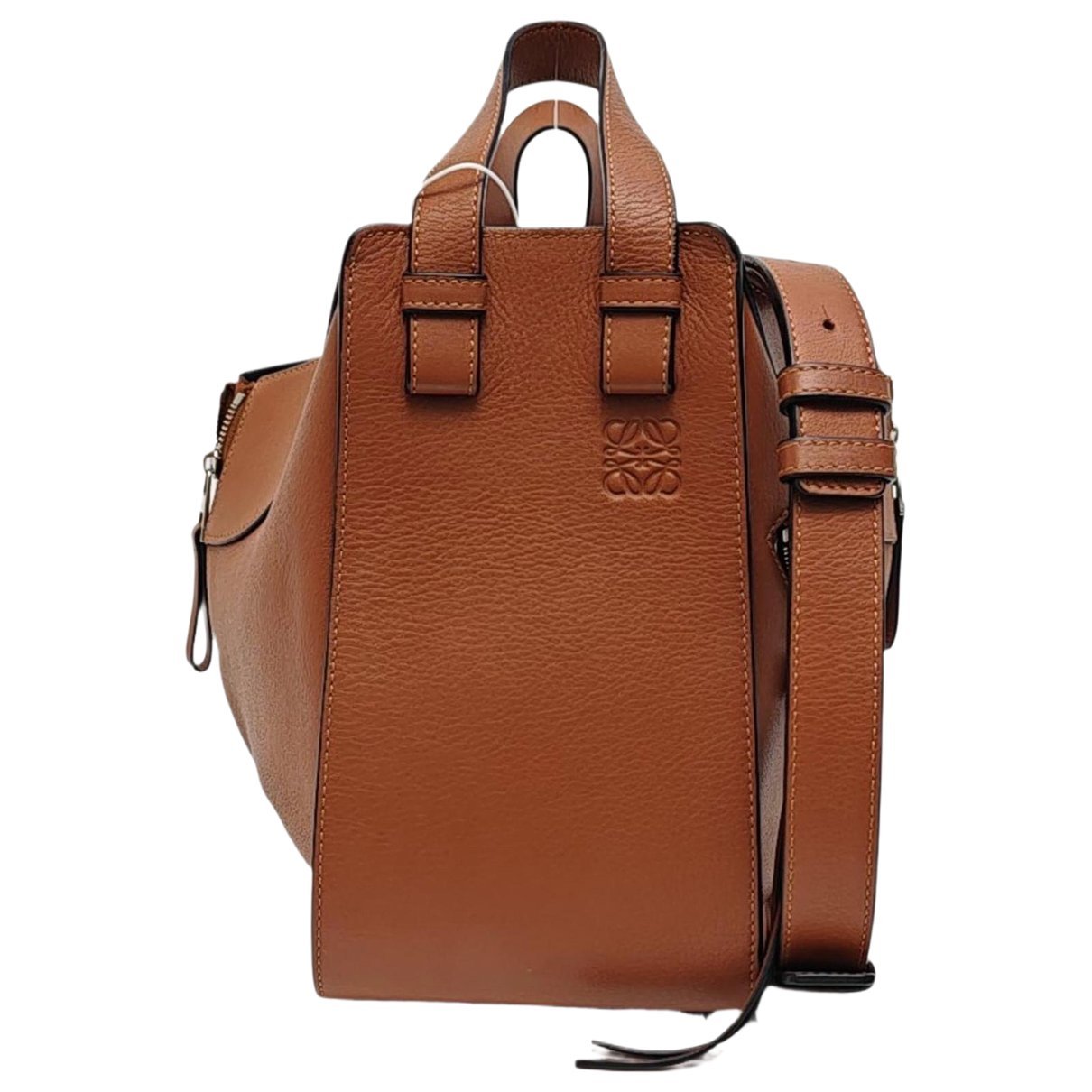 Hammock leather handbag