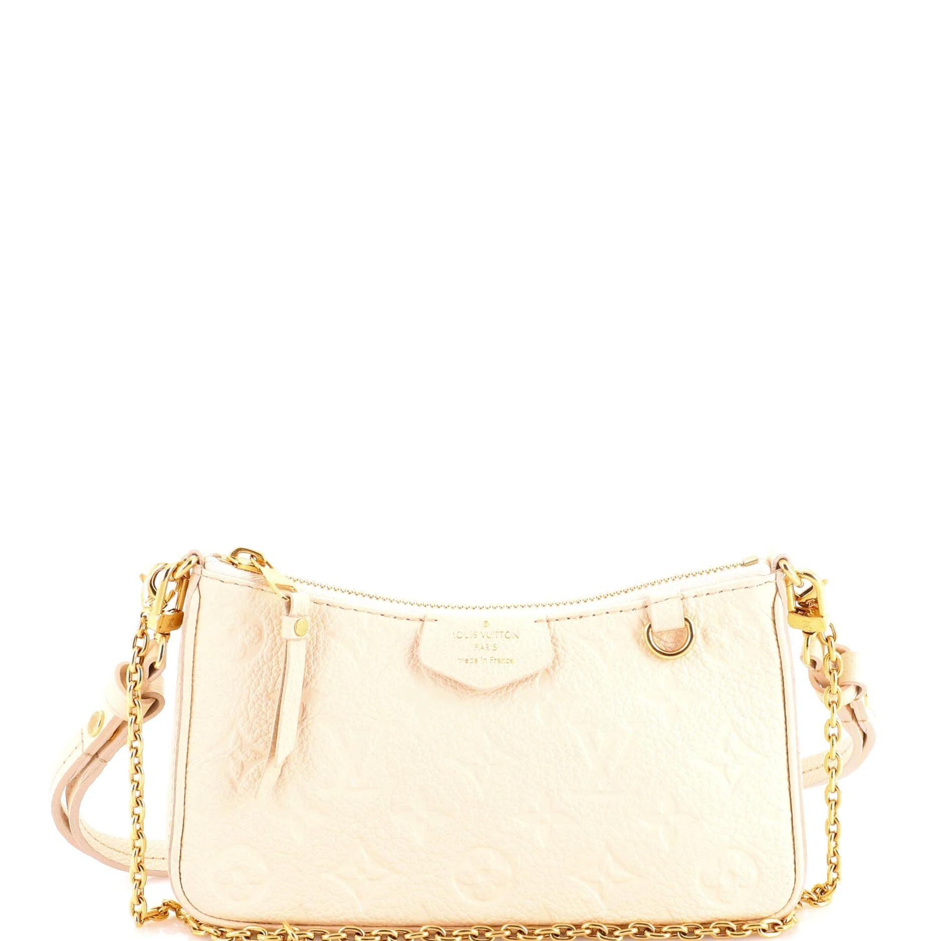 Easy Pouch On Strap leather handbag