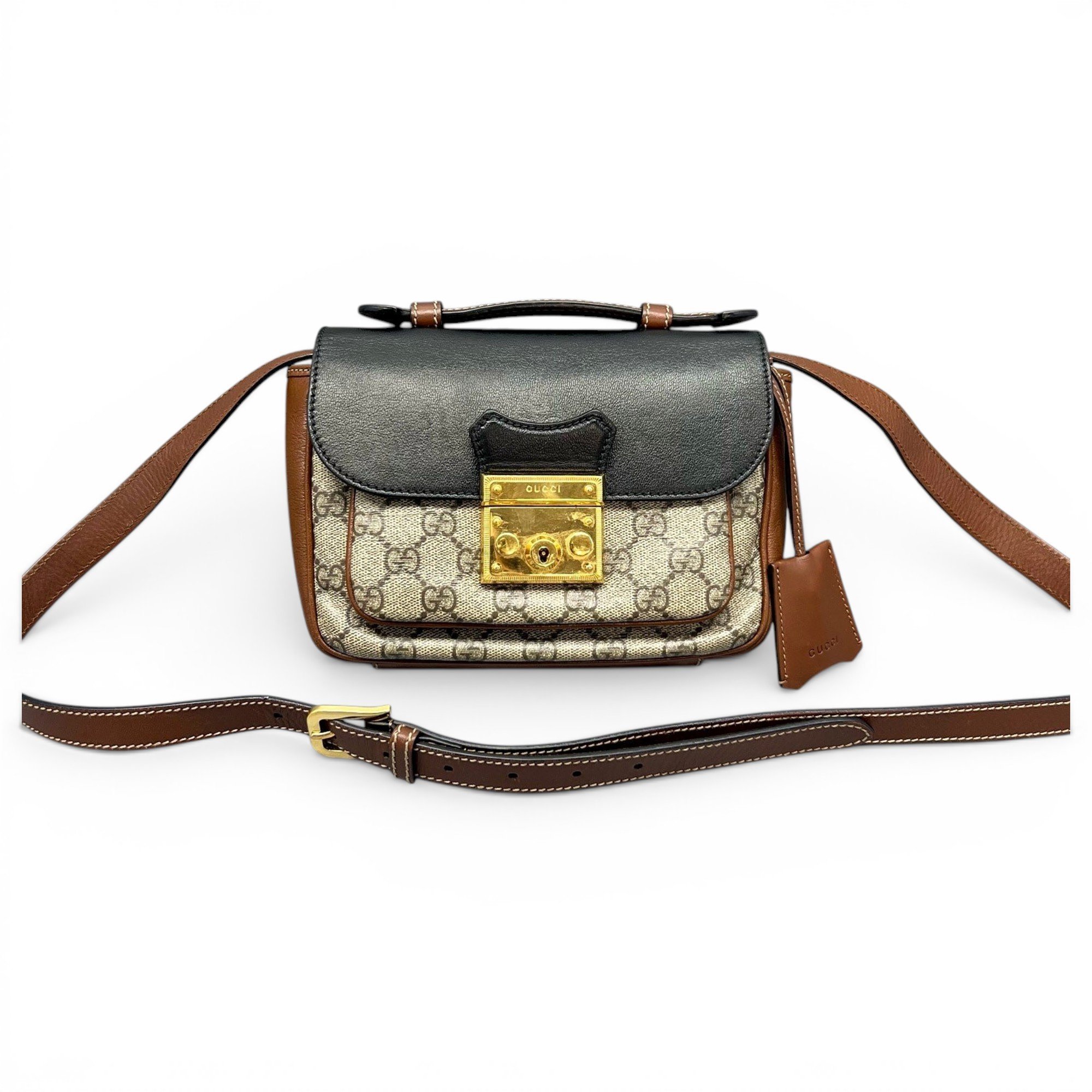 Padlock cloth handbag