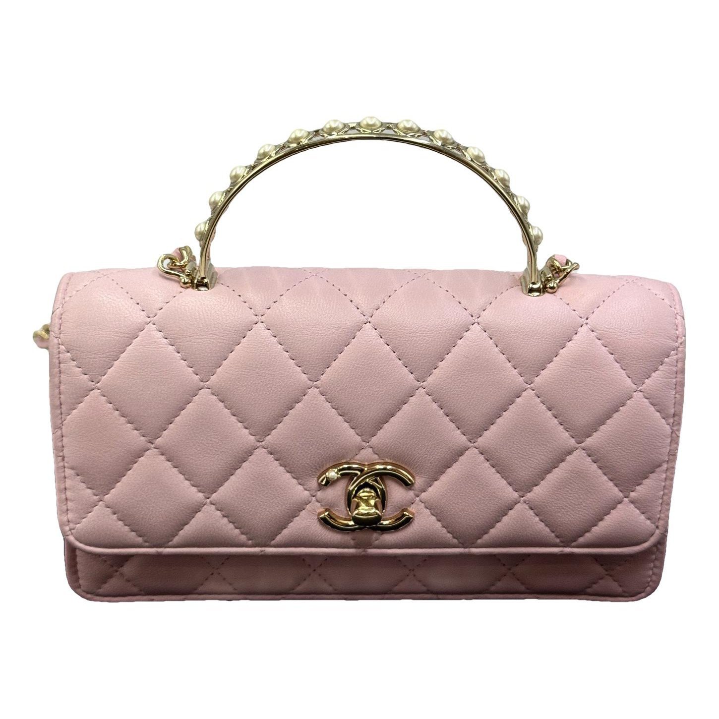 All About Chains leather crossbody bag