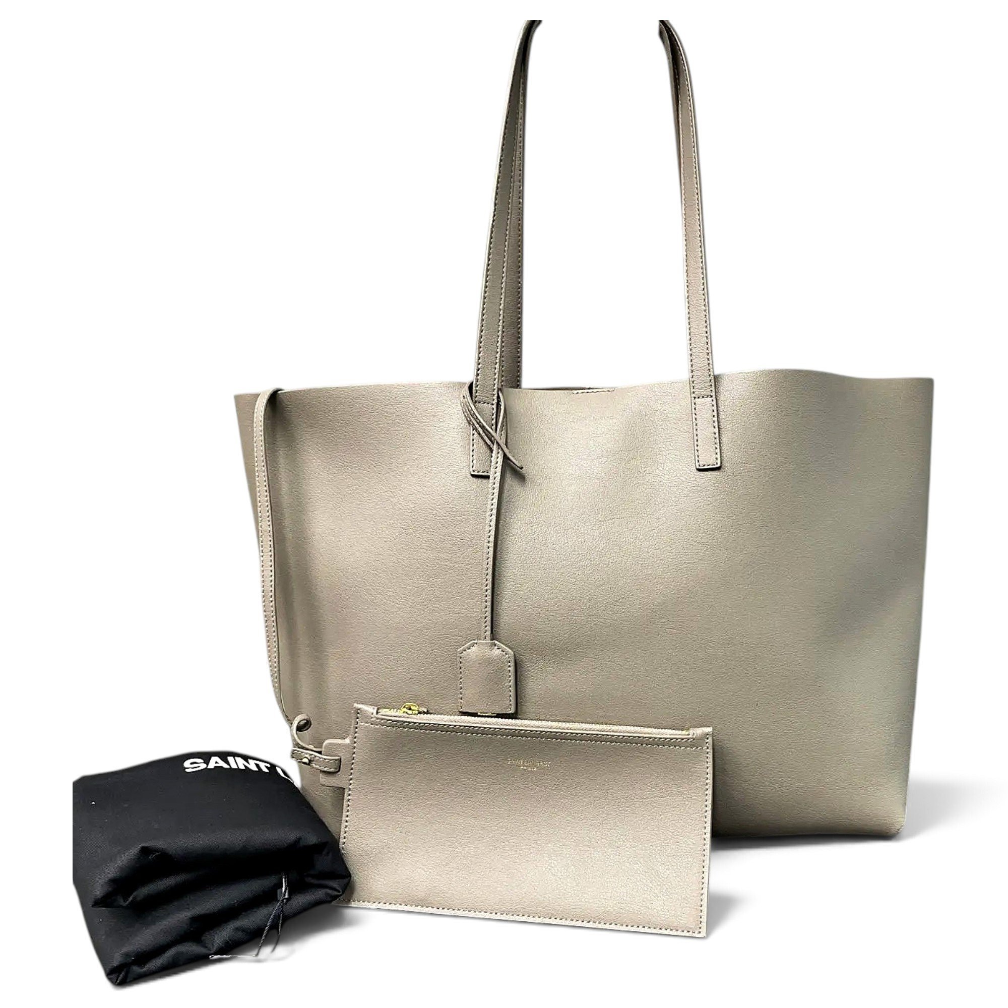 Shopping leather tote