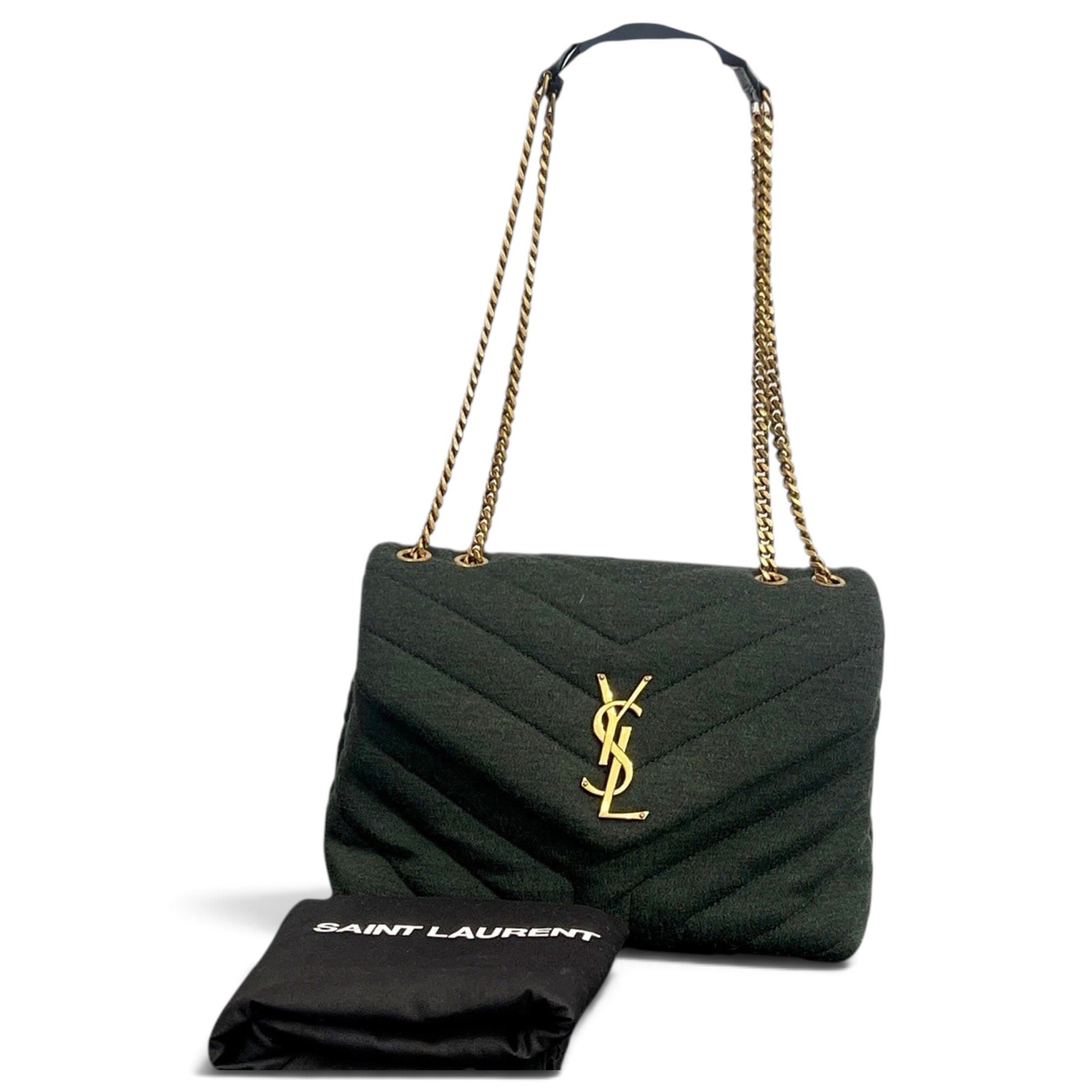 Loulou velvet handbag