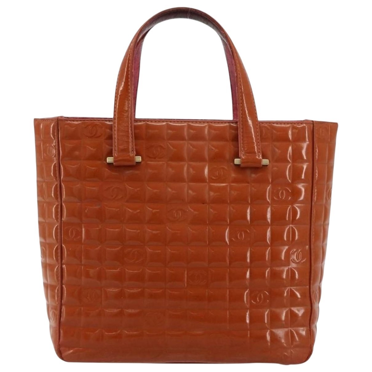 Patent leather handbag