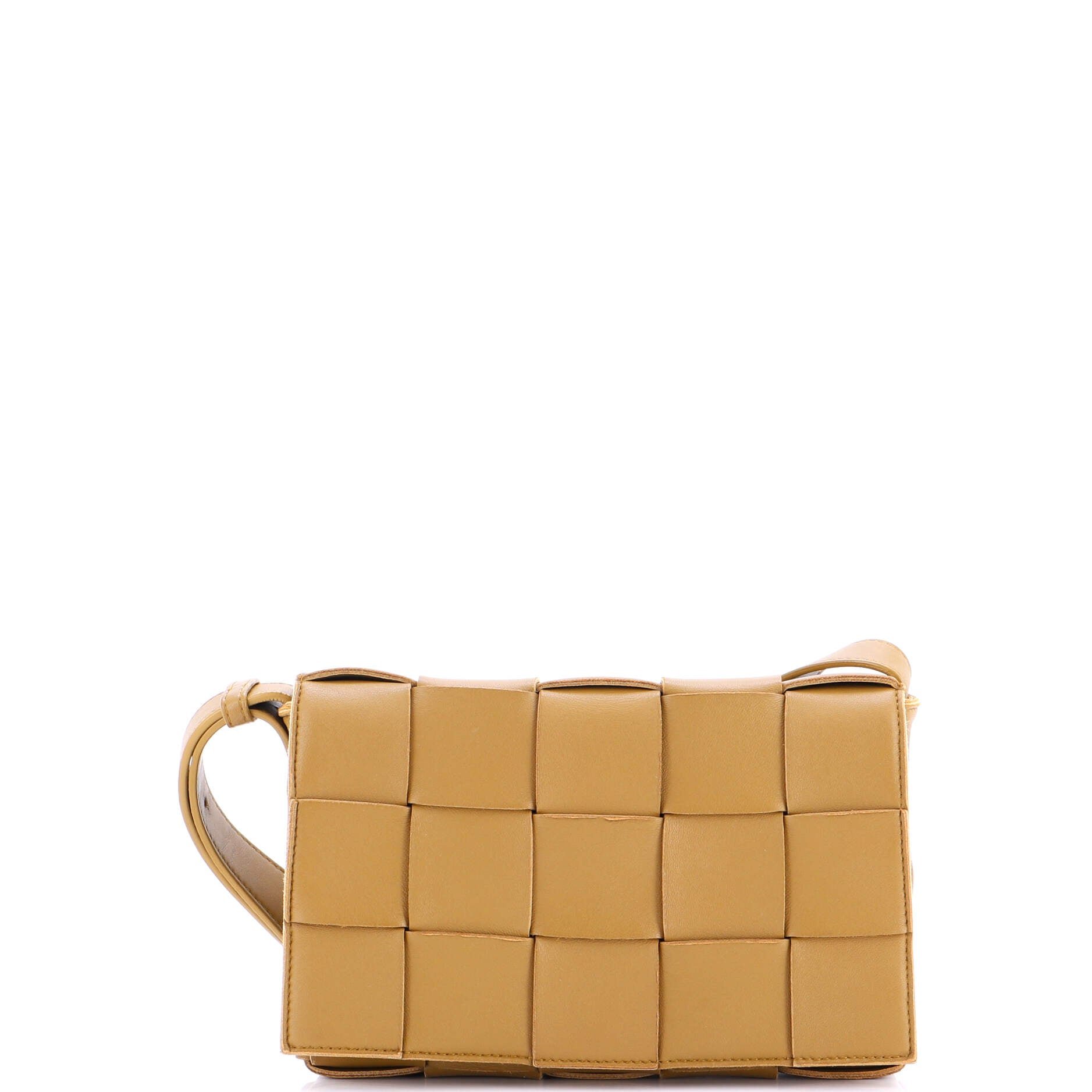 Bottega Veneta Cassette Crossbody Bag Maxi Intrecciato Leather