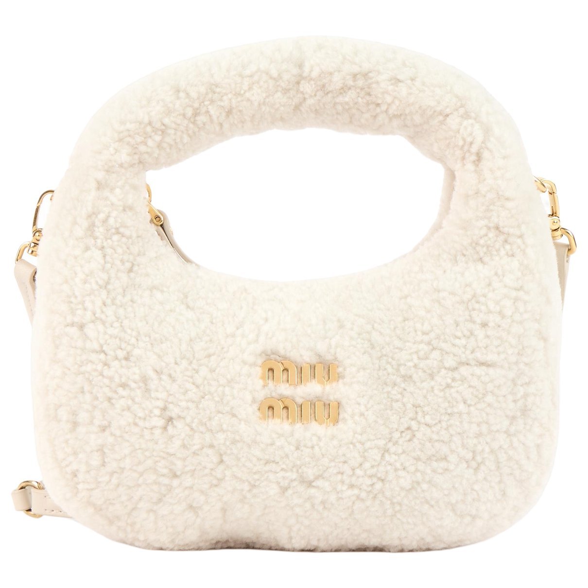 Miu Wander leather handbag