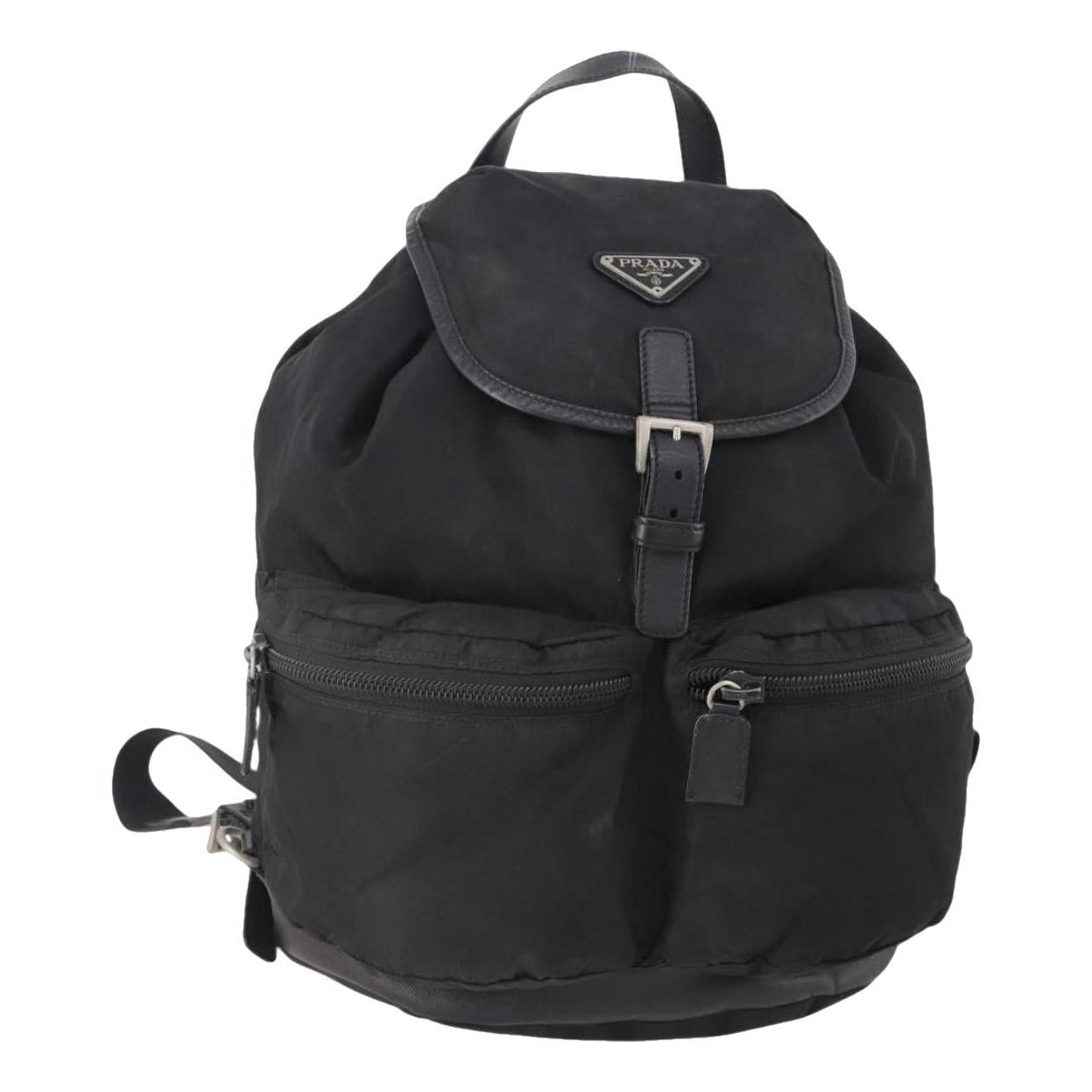 Leather backpack