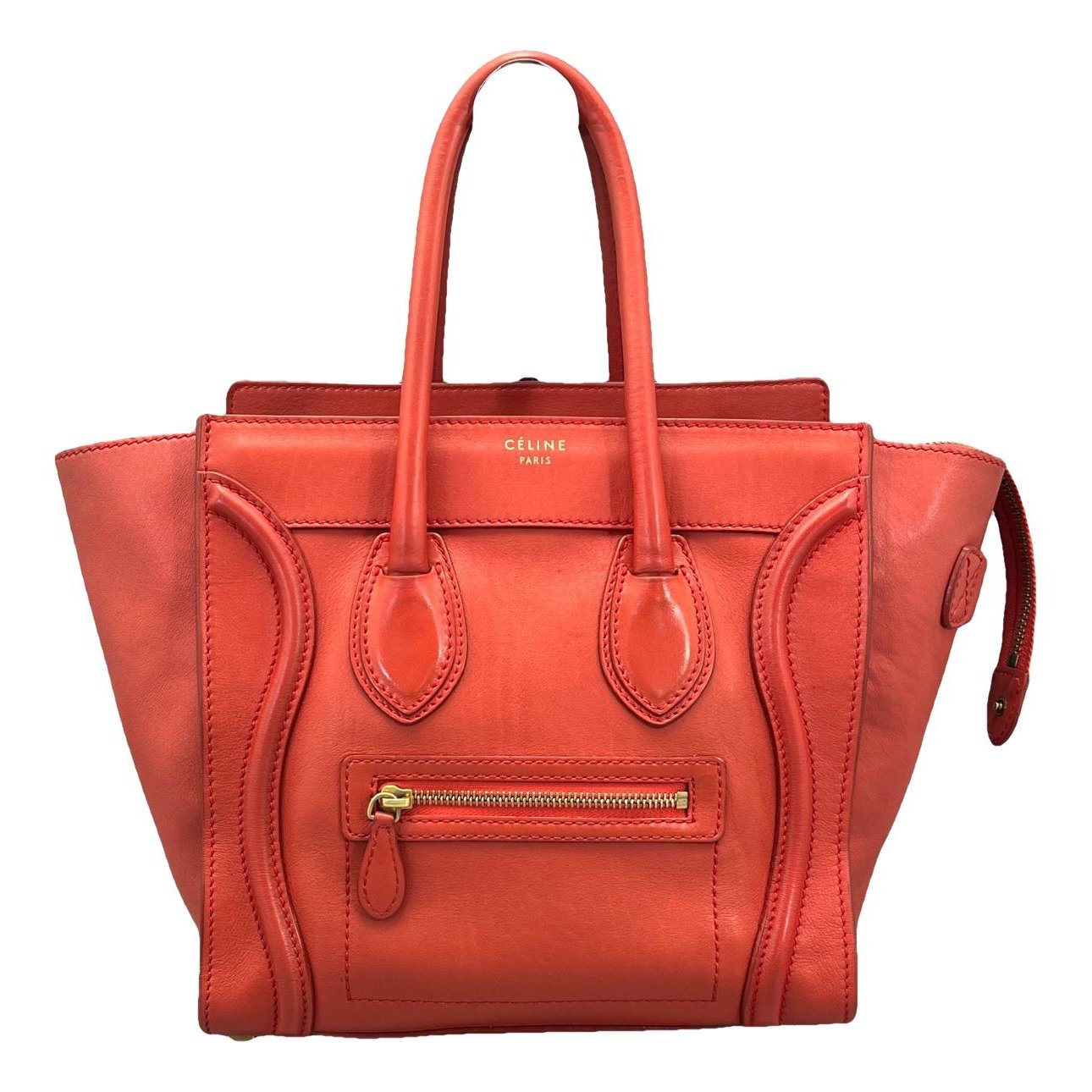 Luggage leather handbag