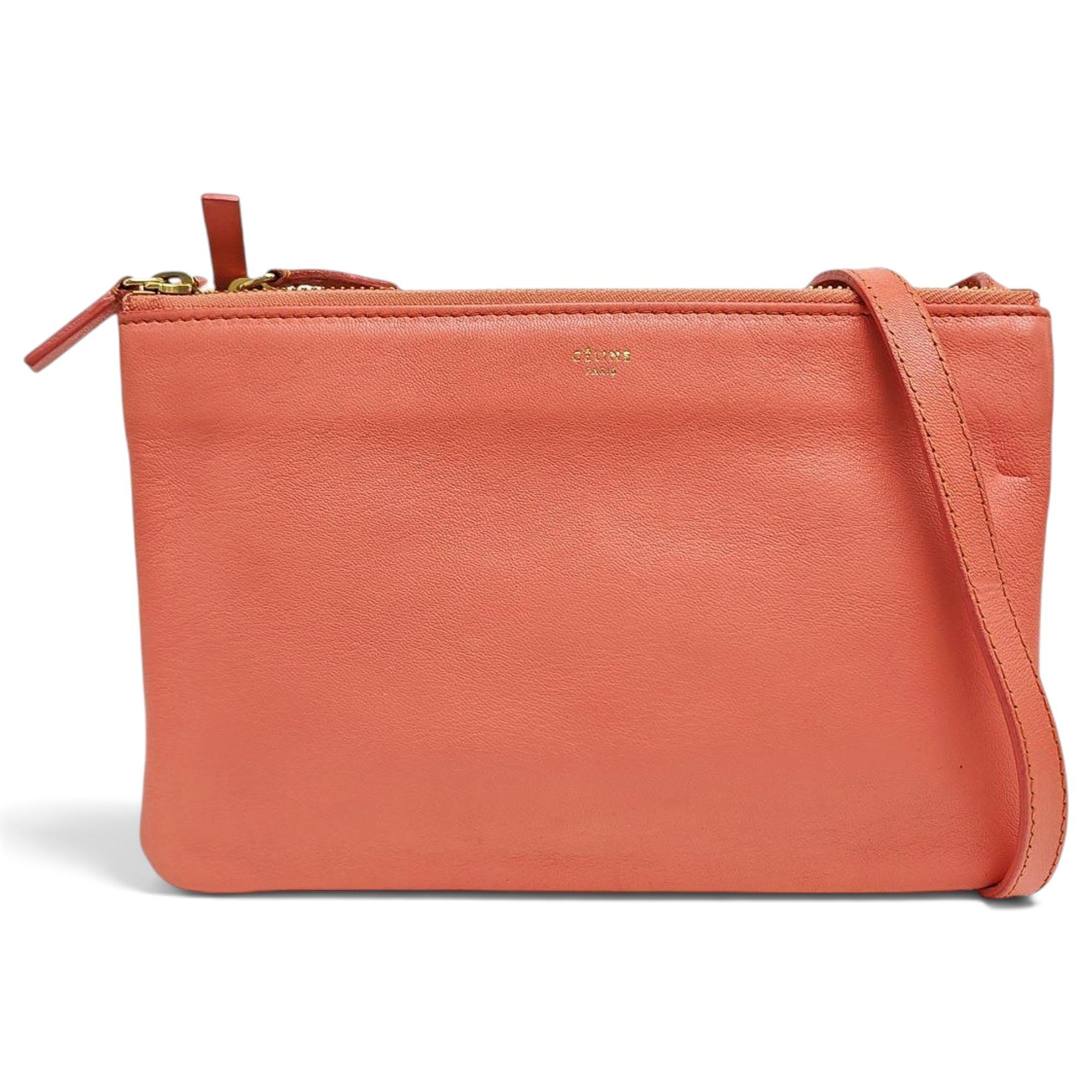 Trio leather crossbody bag