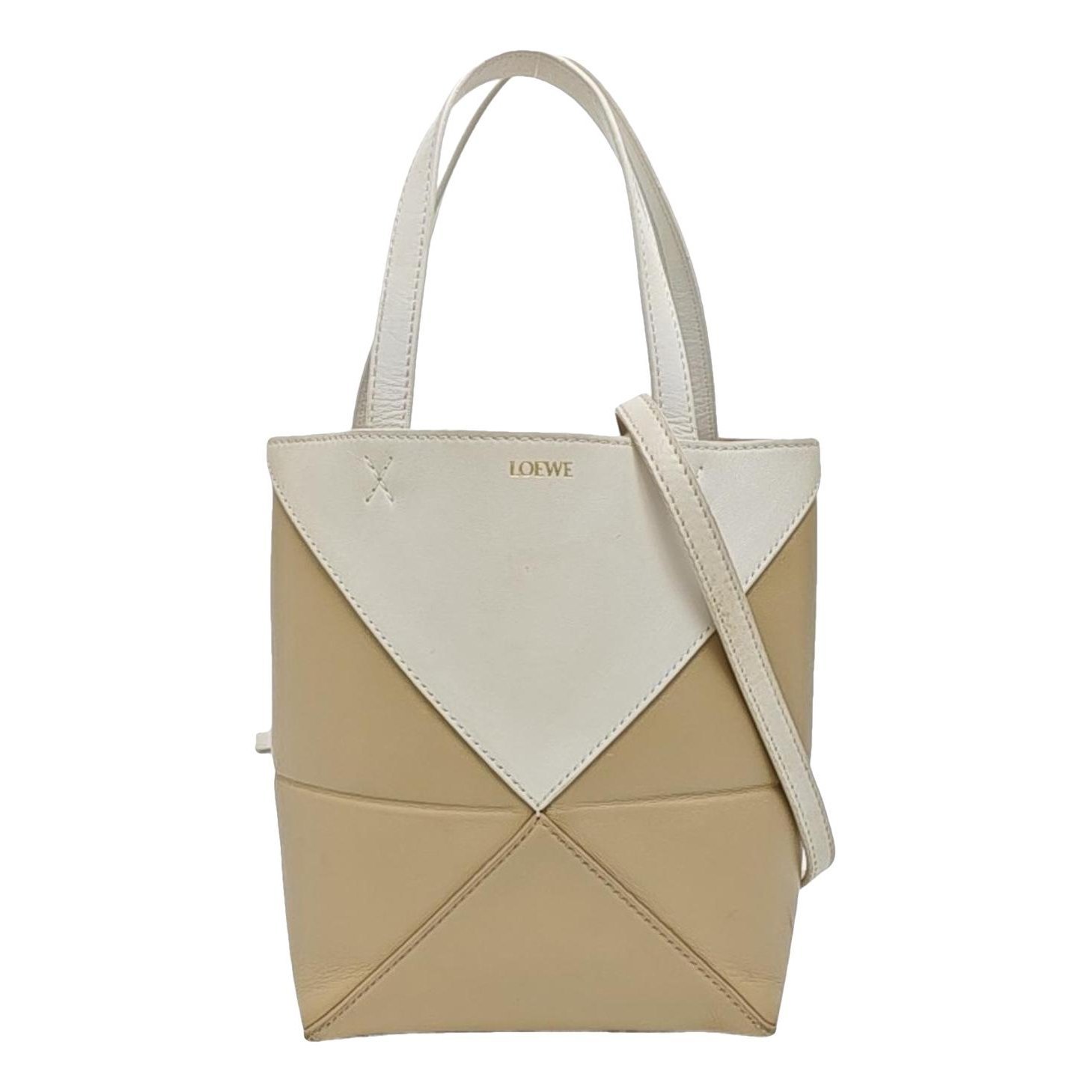 Puzzle Fold leather handbag