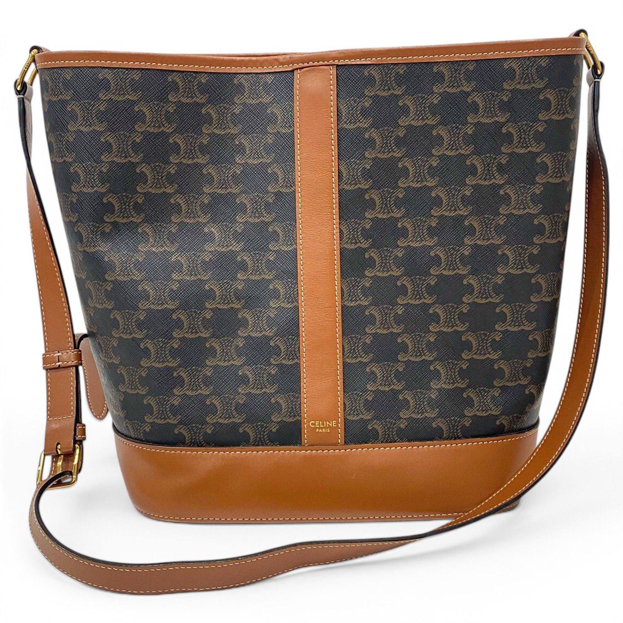 SAC SEAU leather handbag