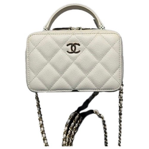 Trendy CC leather handbag