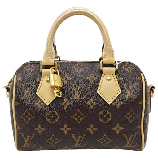Nano Speedy / Mini HL leather handbag