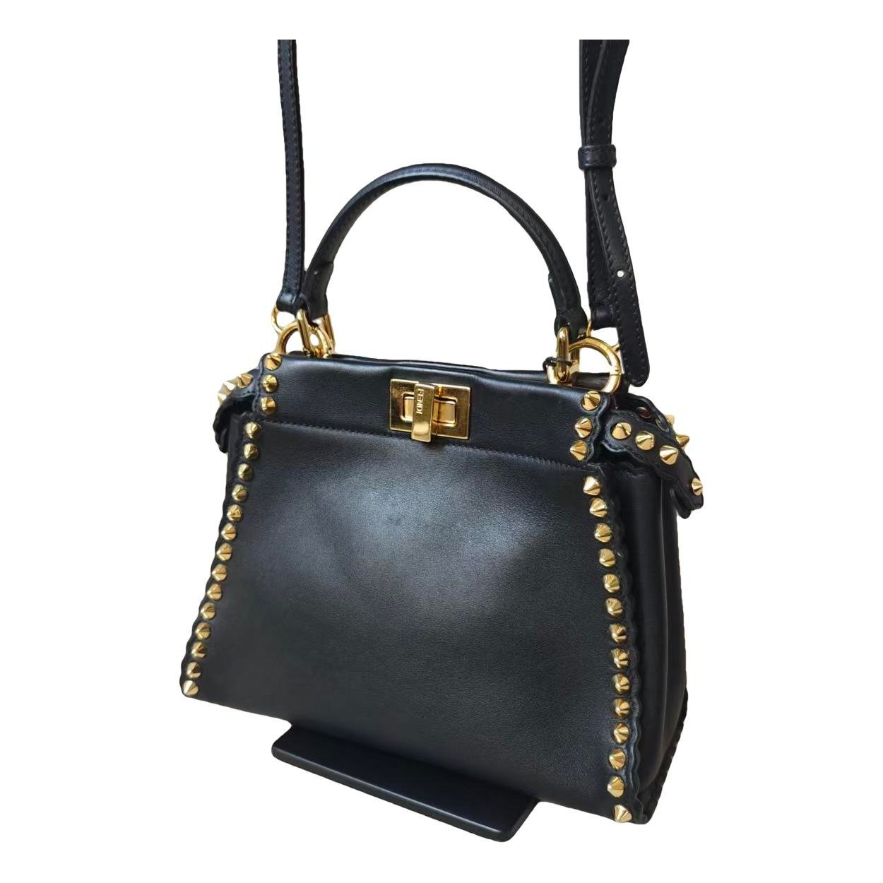 Peekaboo leather handbag