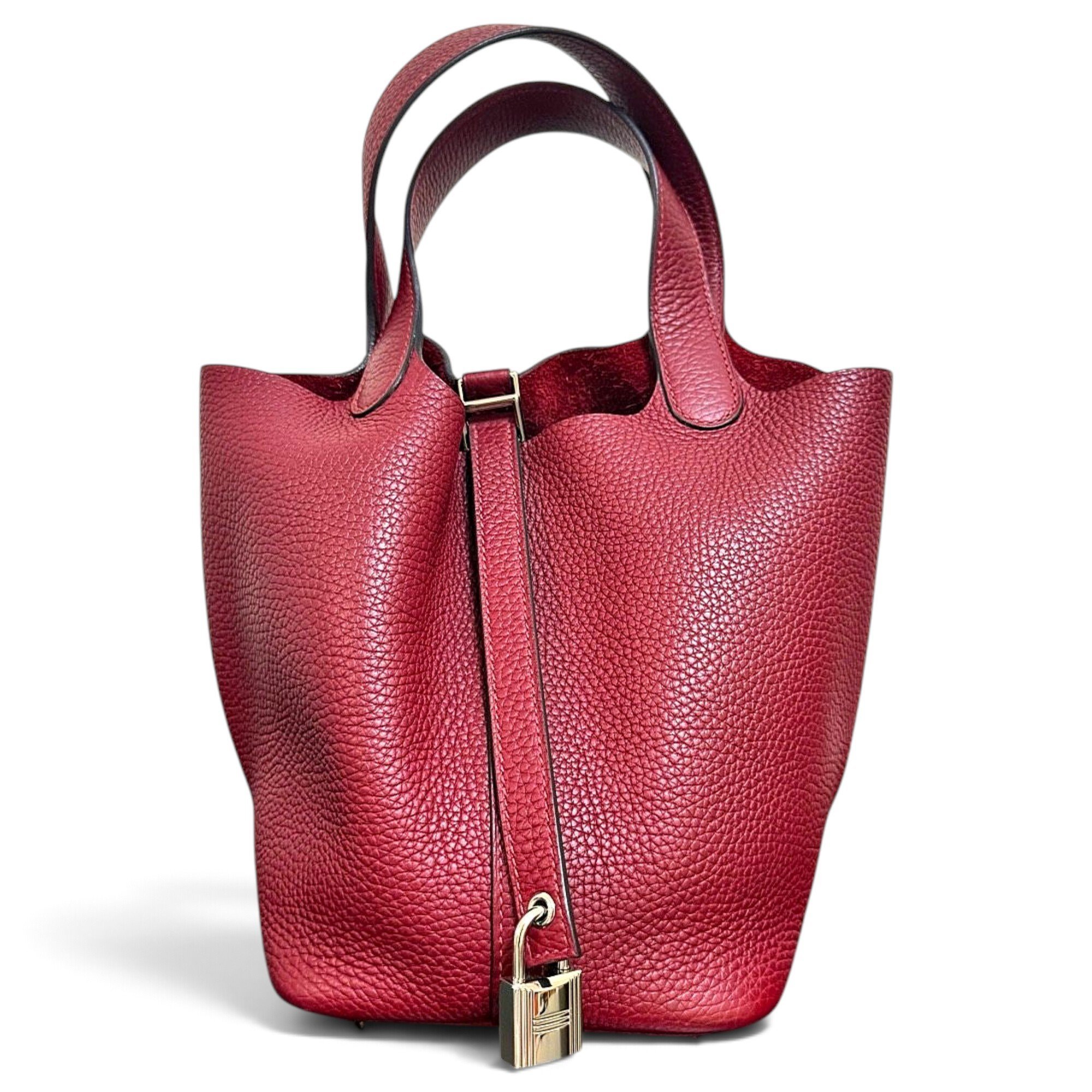 Picotin leather handbag