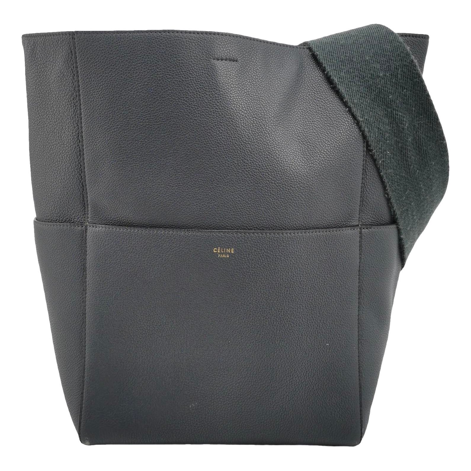 Seau Sangle leather handbag