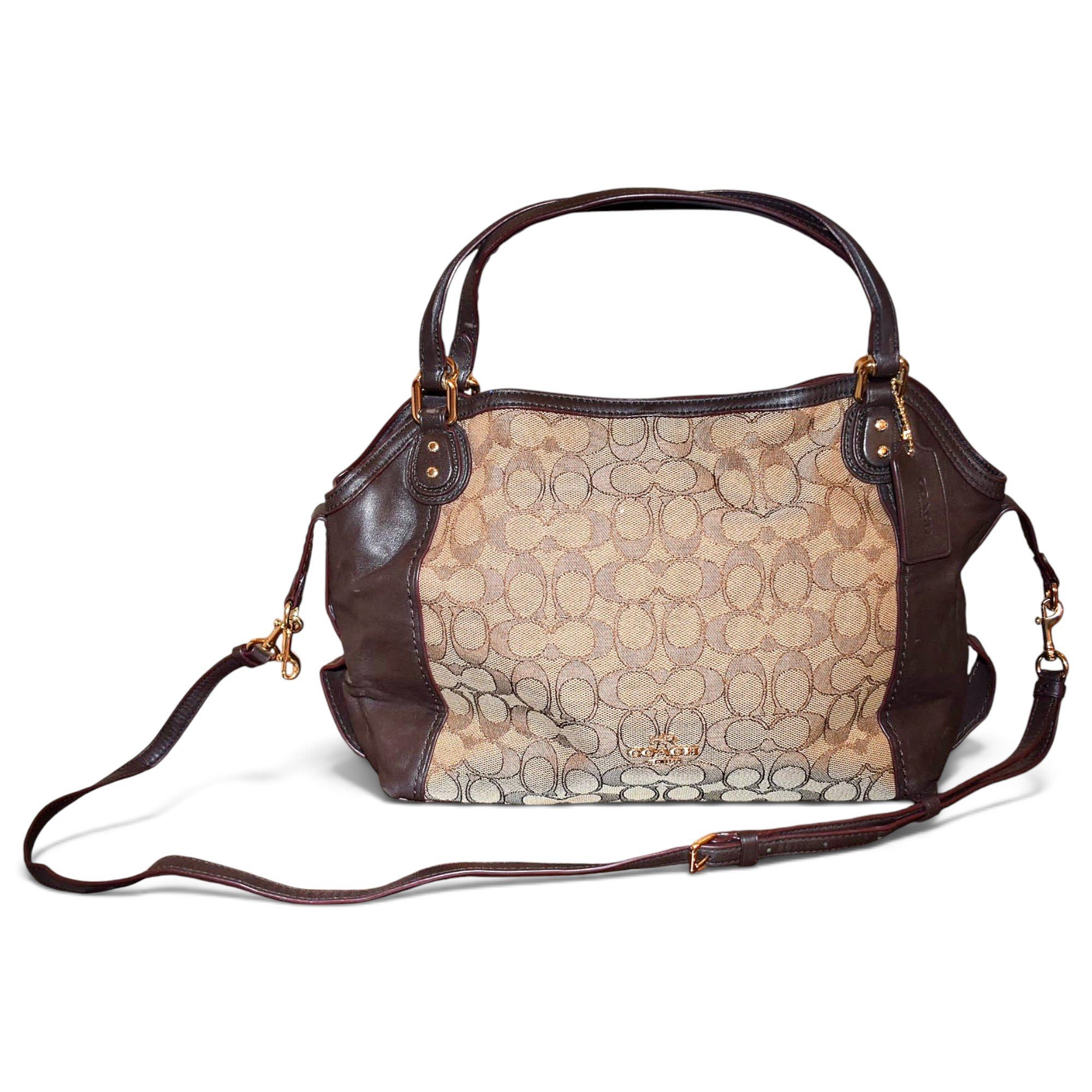 Edie leather handbag
