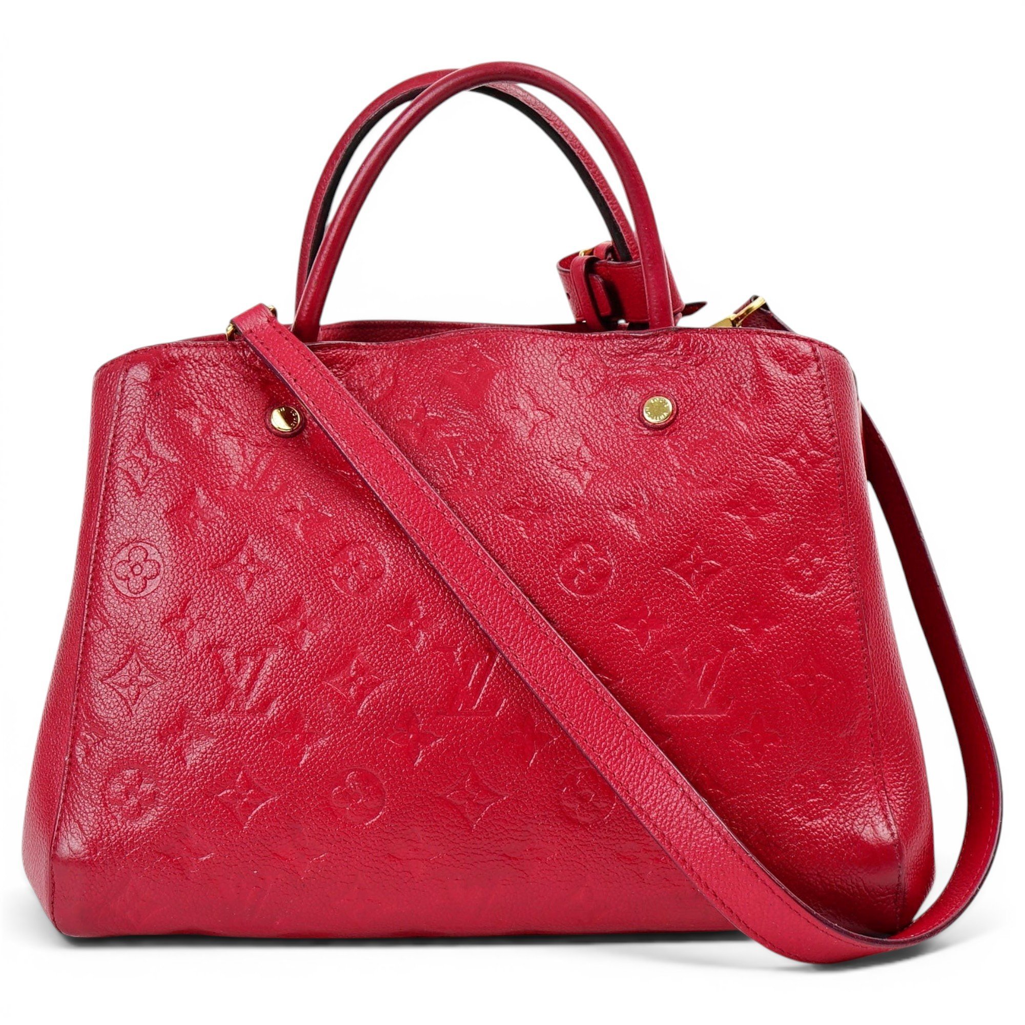 Louis Vuitton Montaigne leather handbag