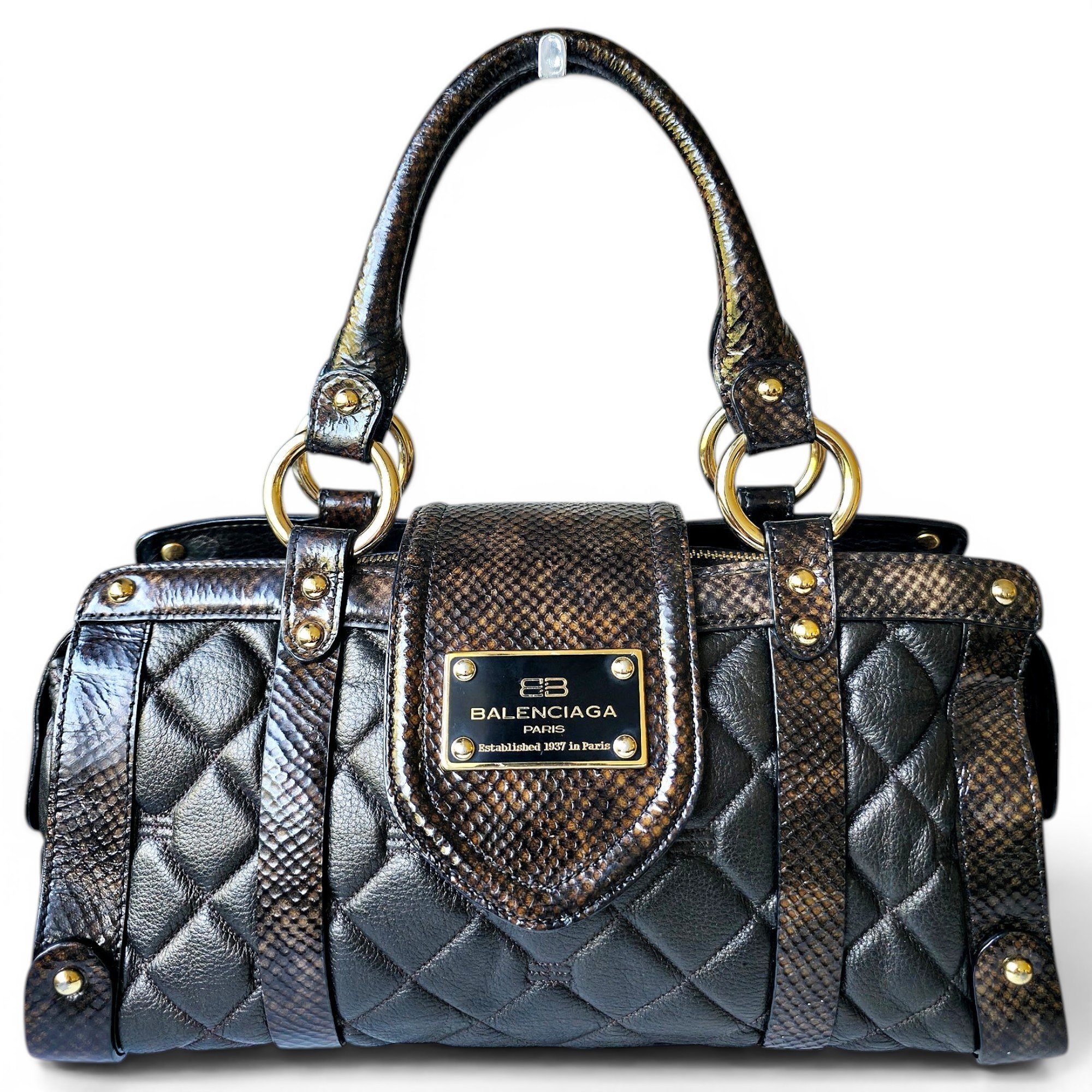 Leather handbag