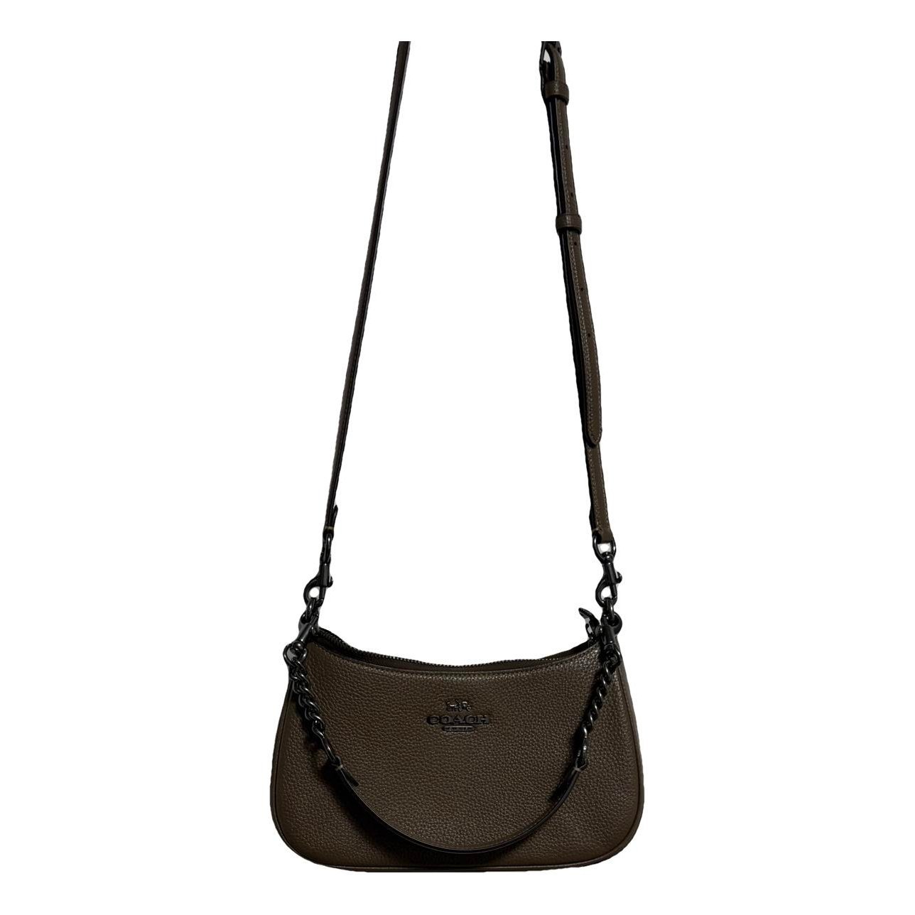 Leather crossbody bag