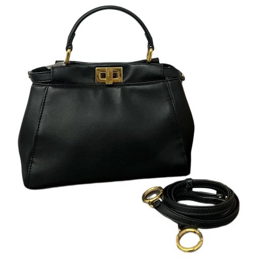 Peekaboo leather handbag