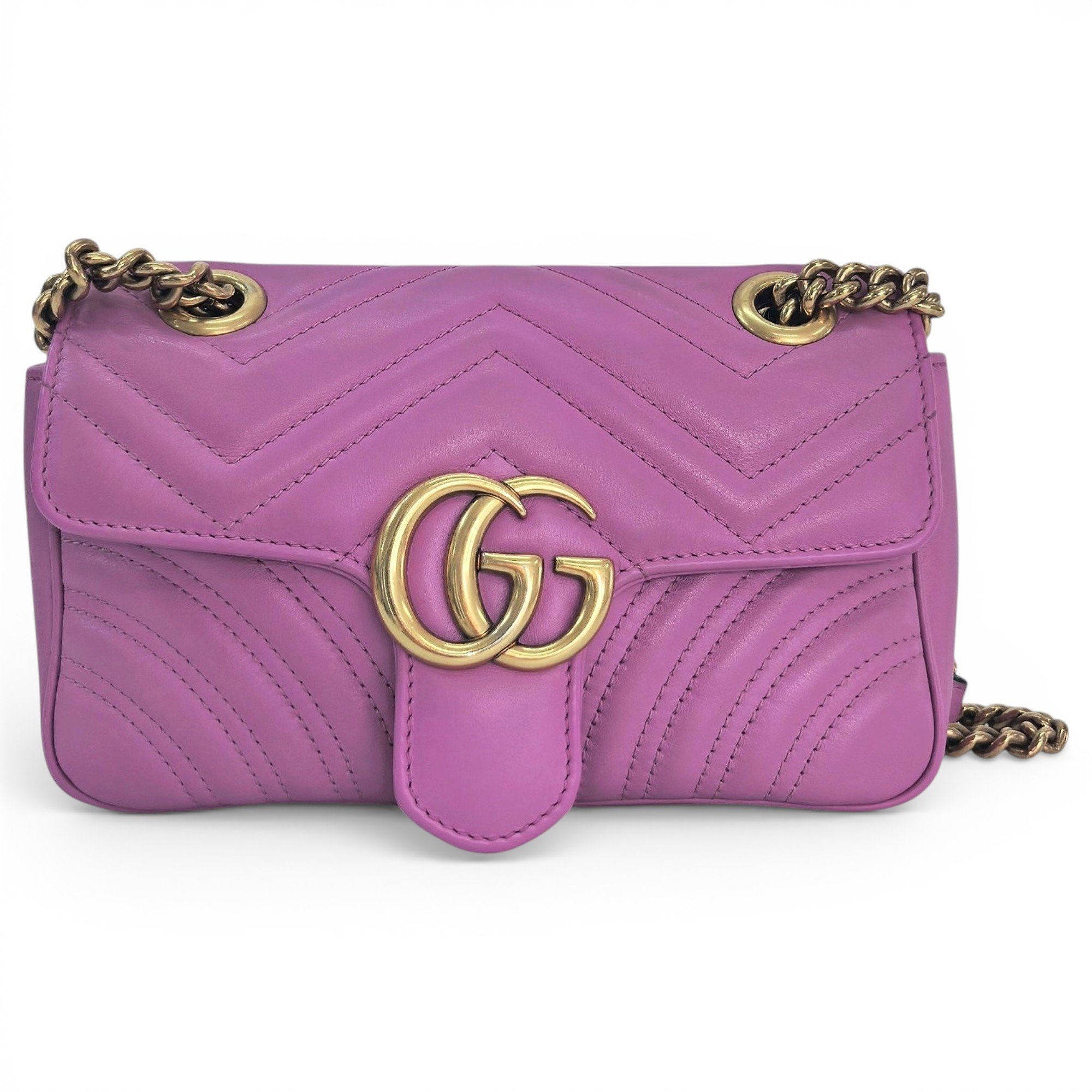 GG Marmont Flap leather handbag