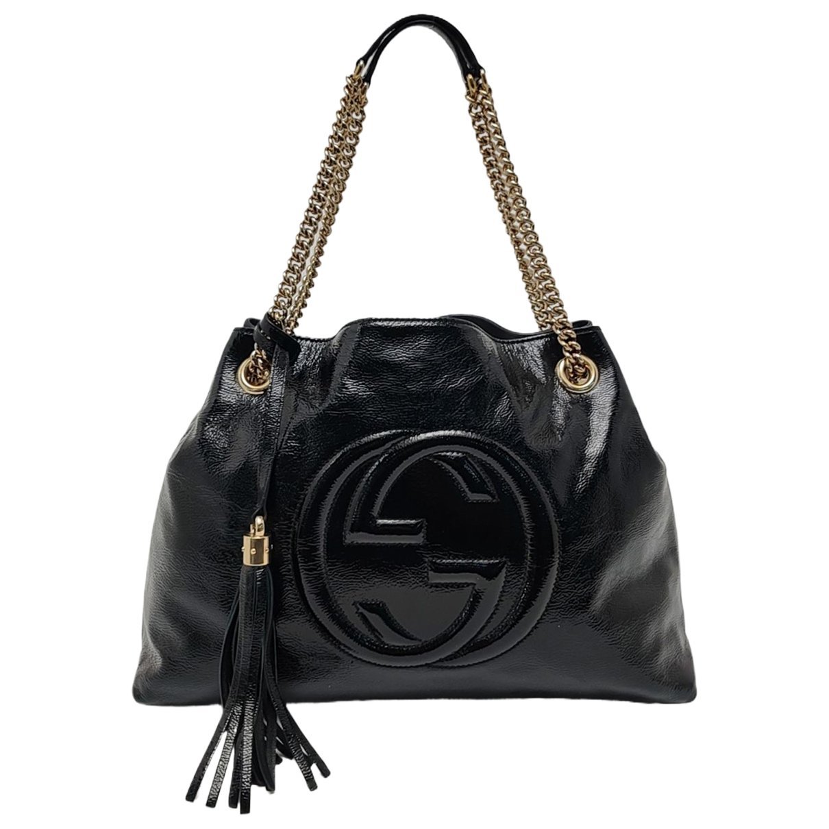 Soho patent leather handbag