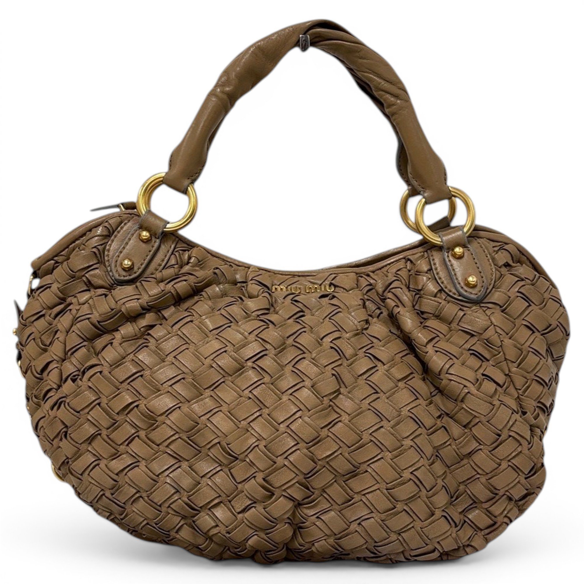 Leather handbag
