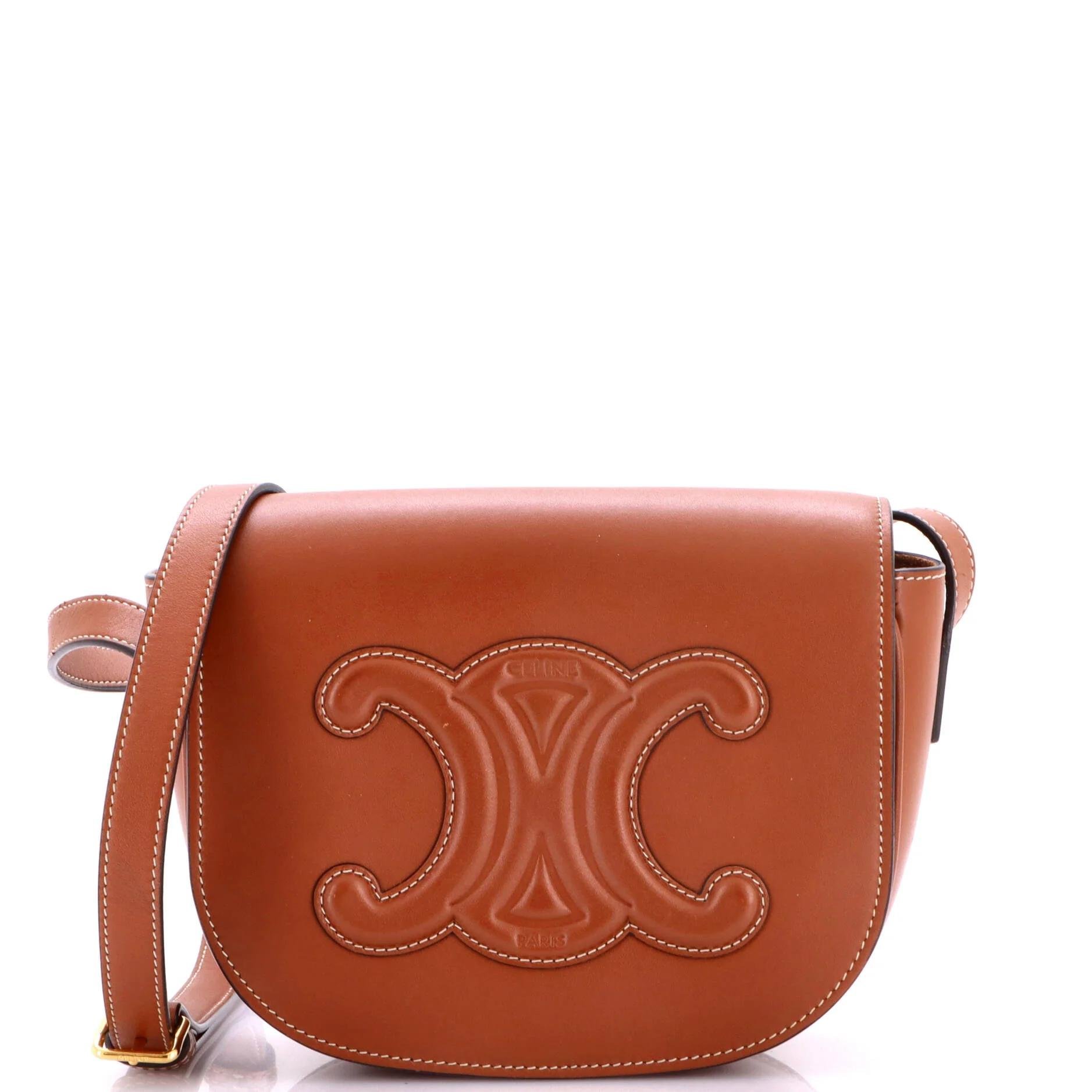 Folco leather crossbody bag