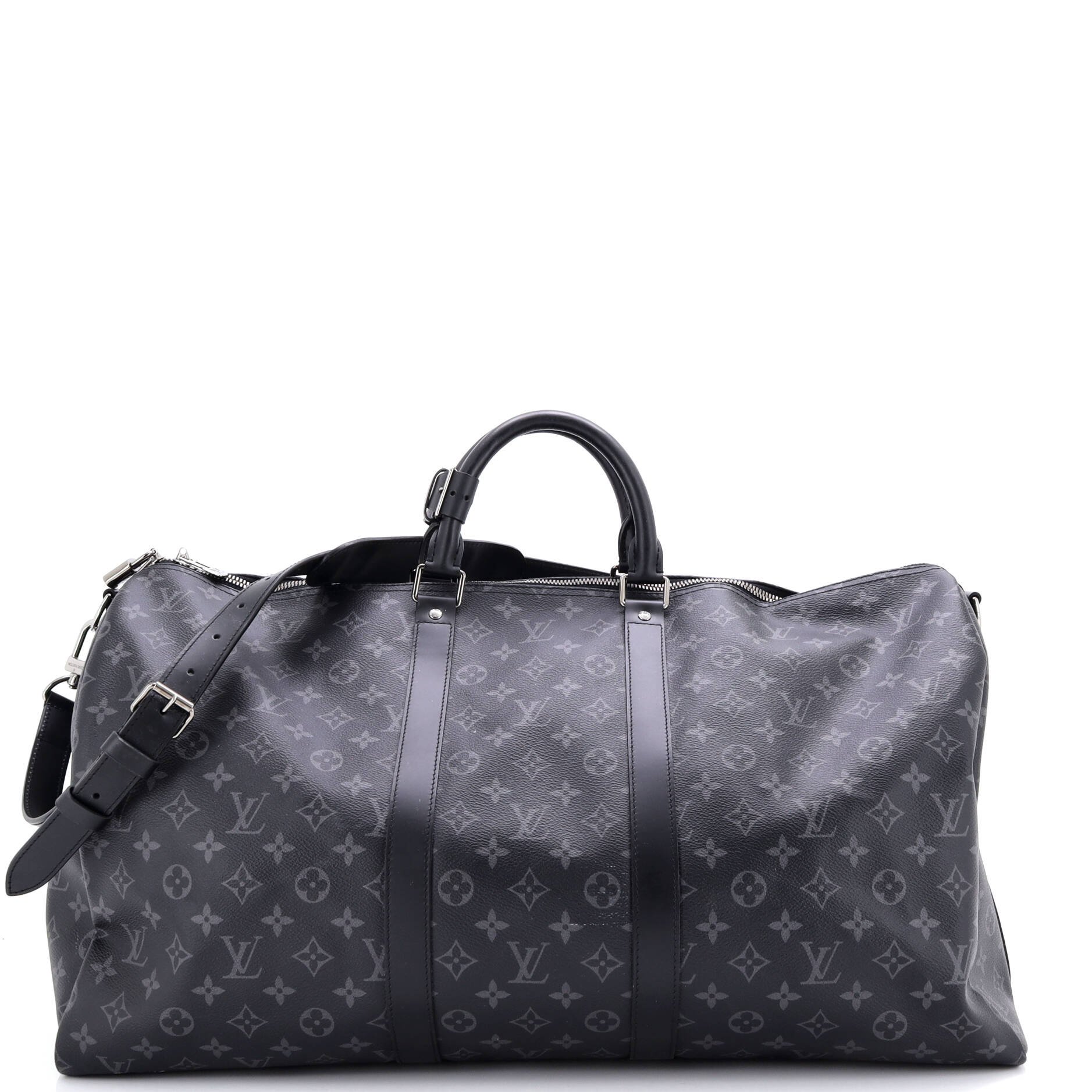 Louis Vuitton Keepall Bandouliere Bag Monogram Eclipse Canvas 55