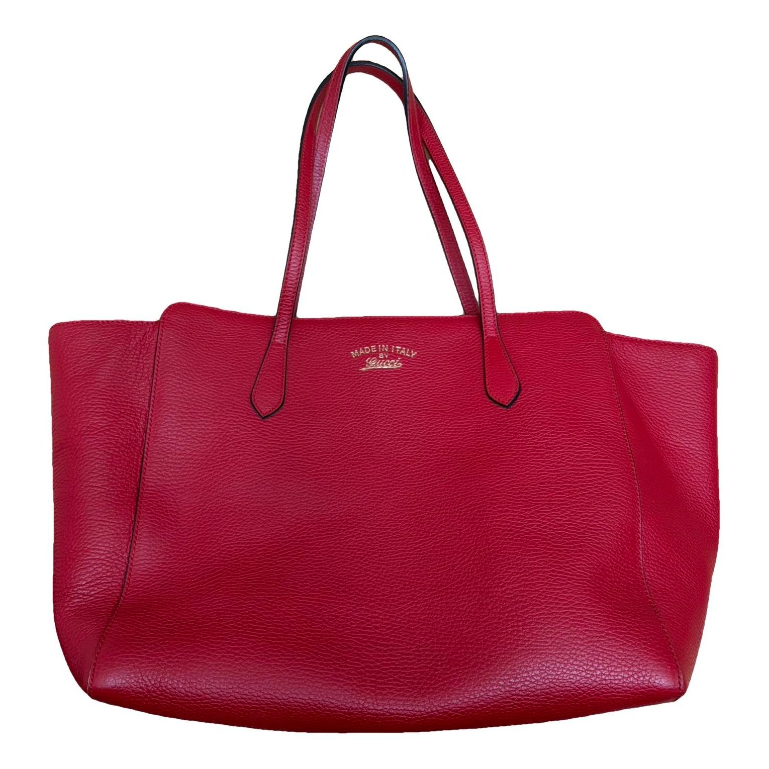 Swing leather tote