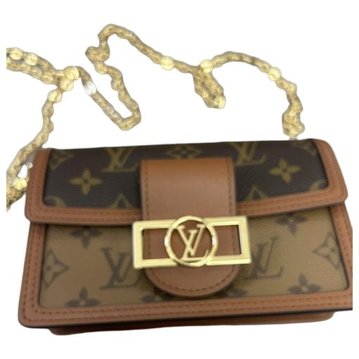 Leather clutch bag