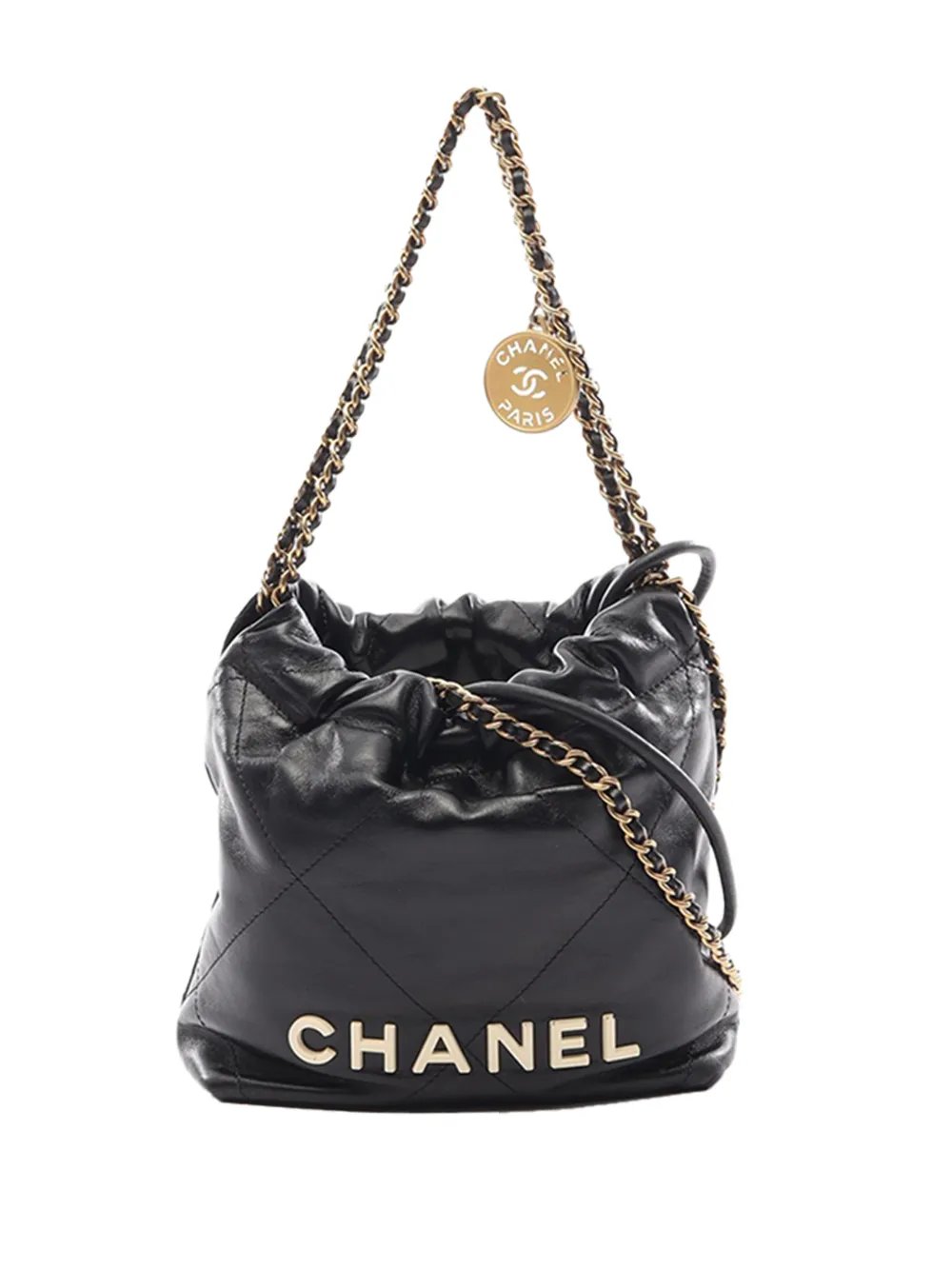 2021-2026 Mini Shiny Calfskin 22 Handbag satchel