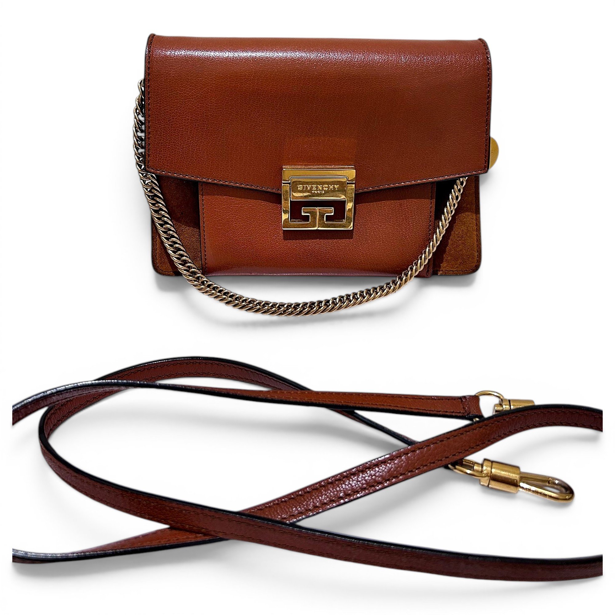 4G leather handbag