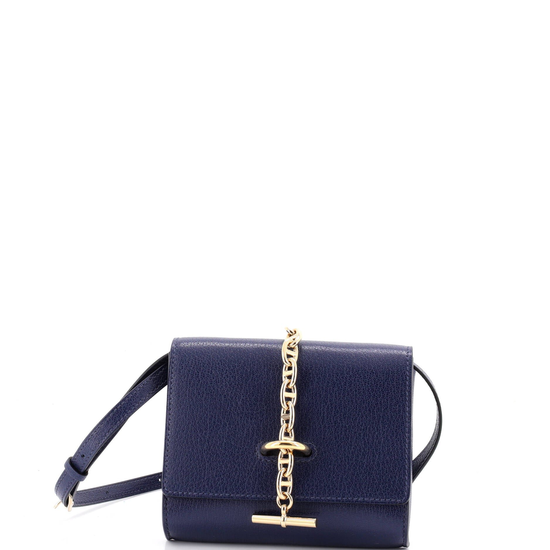 Chaine d'Ancre Compact Wallet on Strap Chevre Chamkila