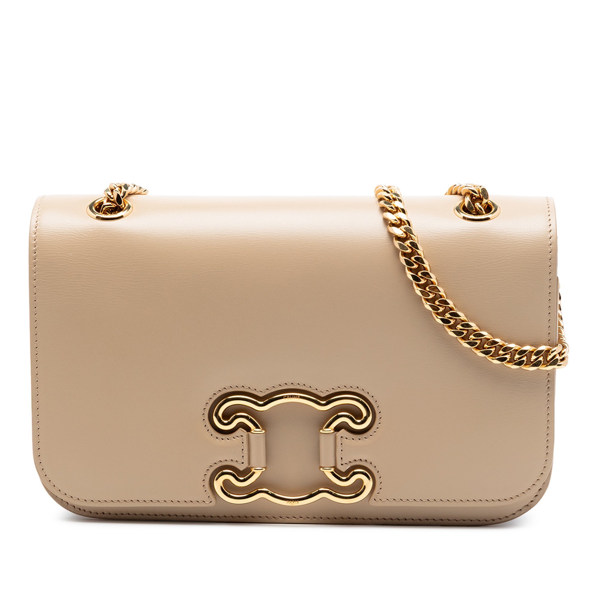 Triomphe leather handbag