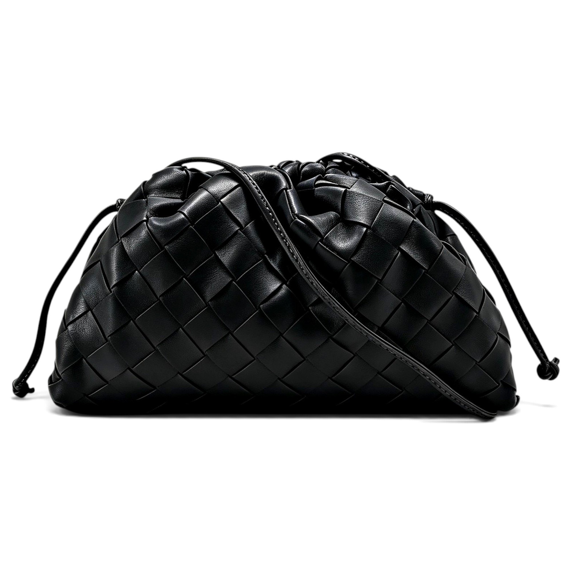 Pouch leather handbag