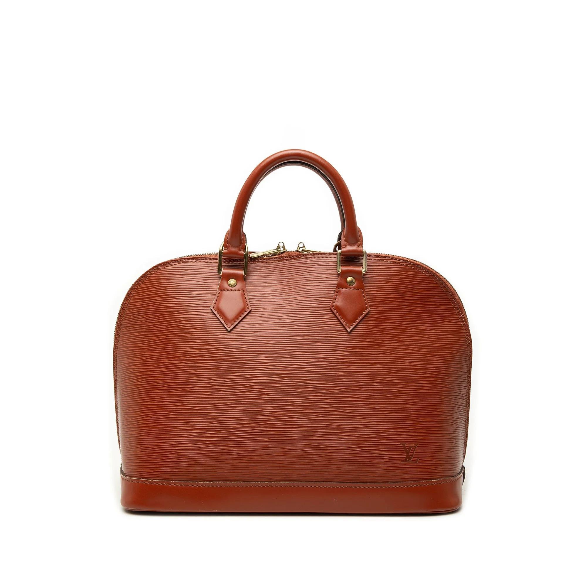 Alma leather handbag