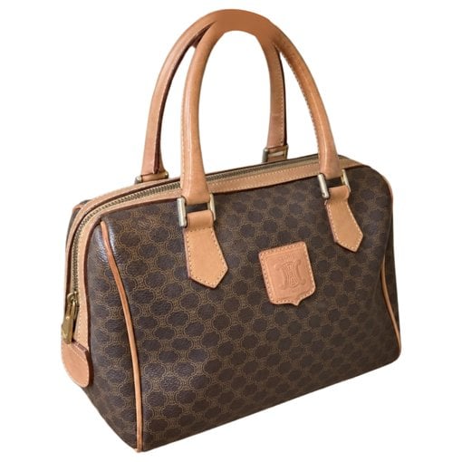 Leather bowling bag